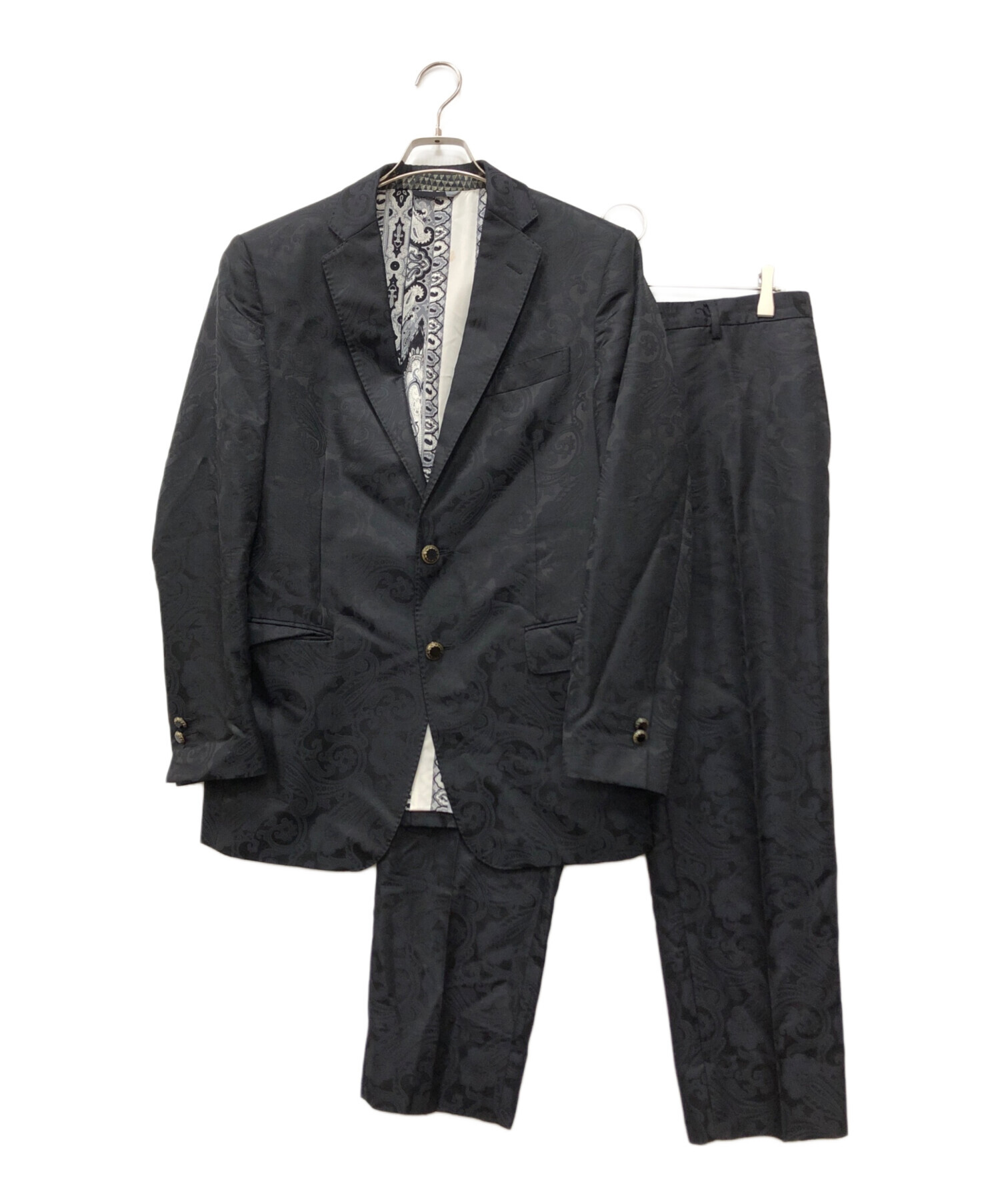 中古・古着通販】ETRO (エトロ) 裏地ペイズリーセットアップスーツ