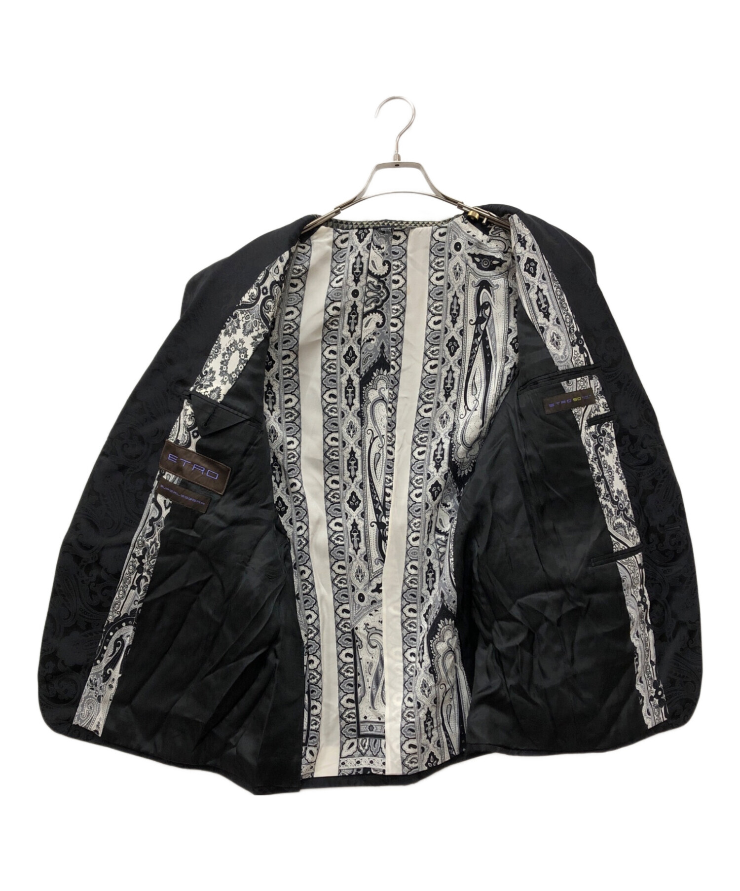 中古・古着通販】ETRO (エトロ) 裏地ペイズリーセットアップスーツ