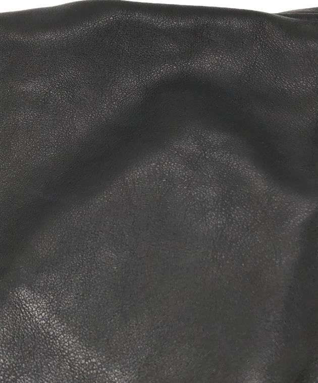 中古・古着通販】LAST NEST (ラストネスト) LEATHER HALF ZIP JACKET