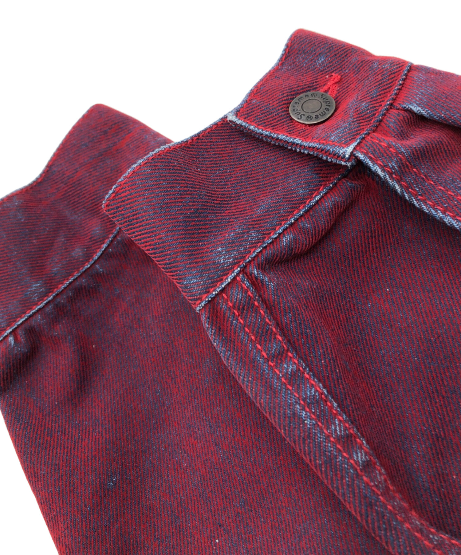 中古・古着通販】Supreme (シュプリーム) Flocked Denim Trucker