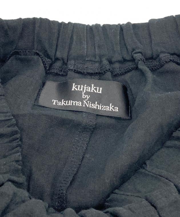 中古・古着通販】kujaku (クジャク) リネンパンツ ブラック サイズ:1