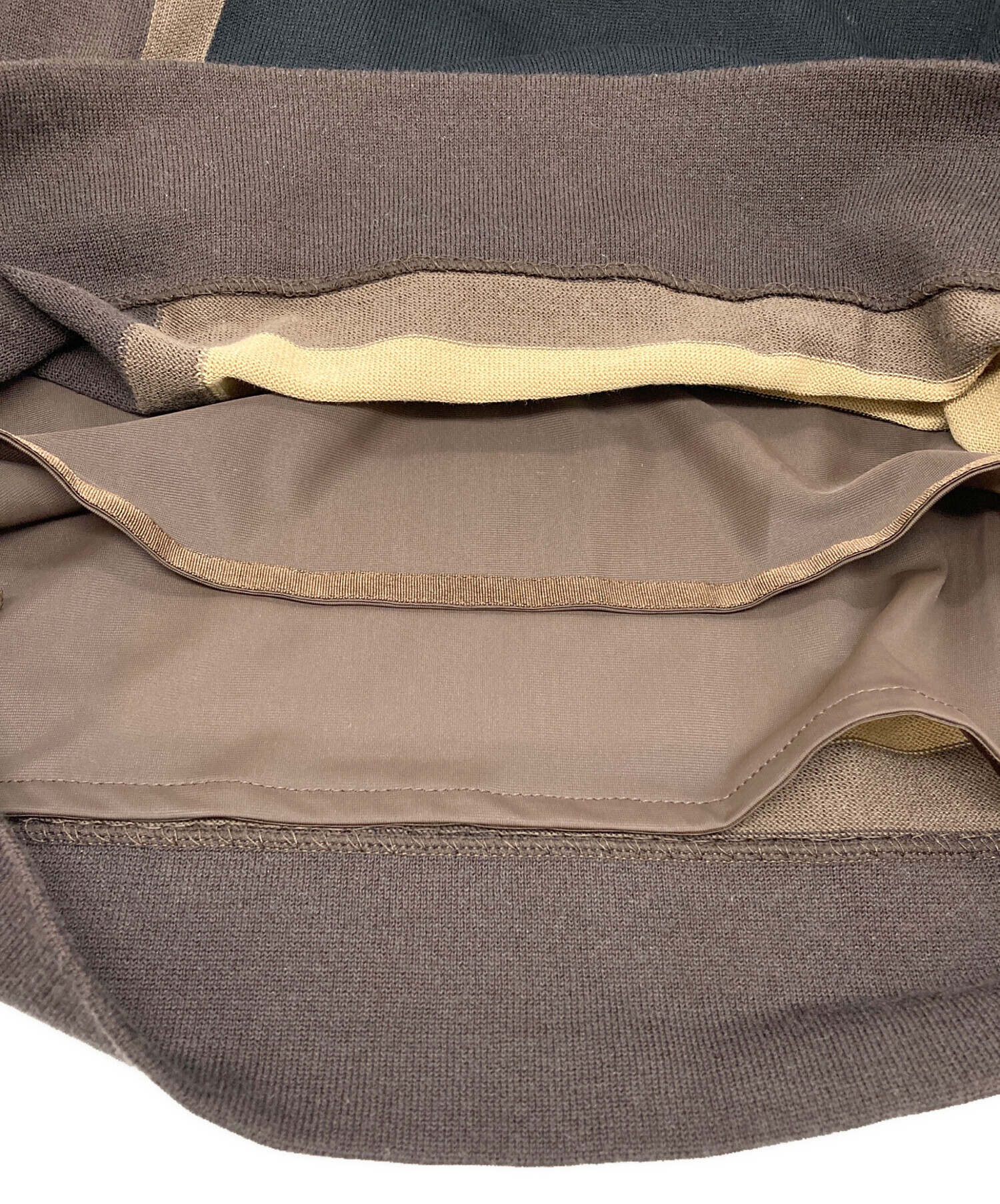 中古・古着通販】FOXEY (フォクシー) ノースリーブワンピース ブラウン