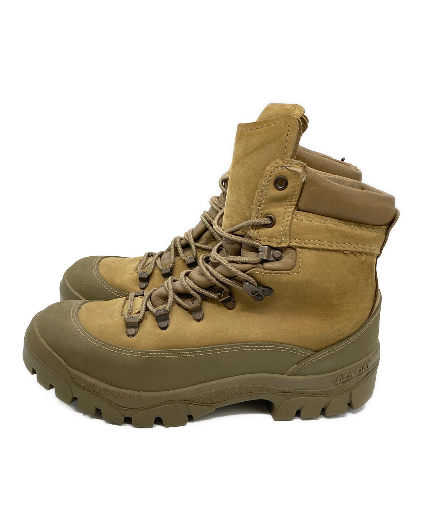 中古・古着通販】BATES (ベイツ) コンバットブーツ ベージュ サイズ