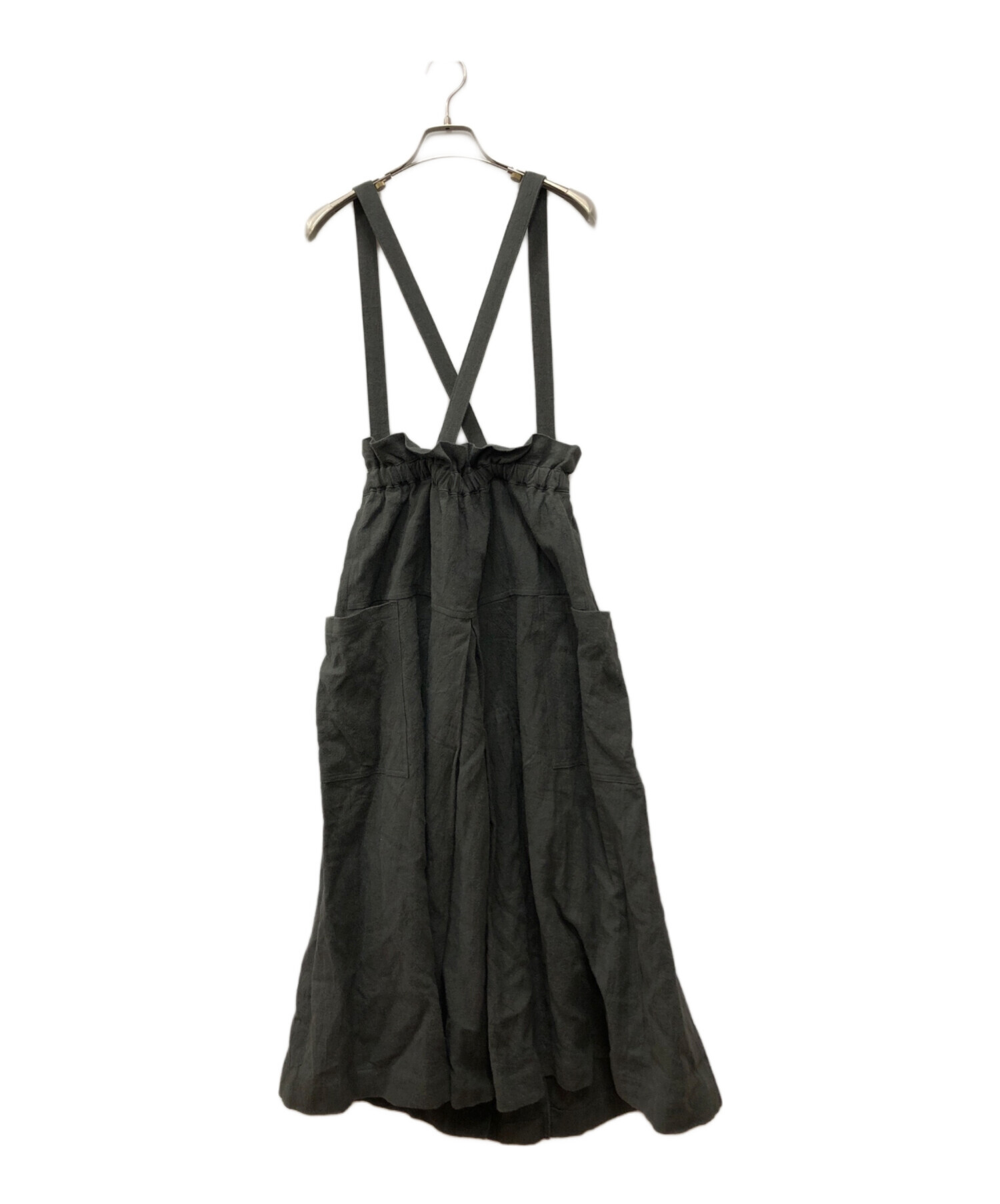 huis オールドレピア天日干しラミーリネン　ロングスカート 遠州織物 中古・古着通販】HUIS. (ハウス) オールドレピア天日干しラミーリネン