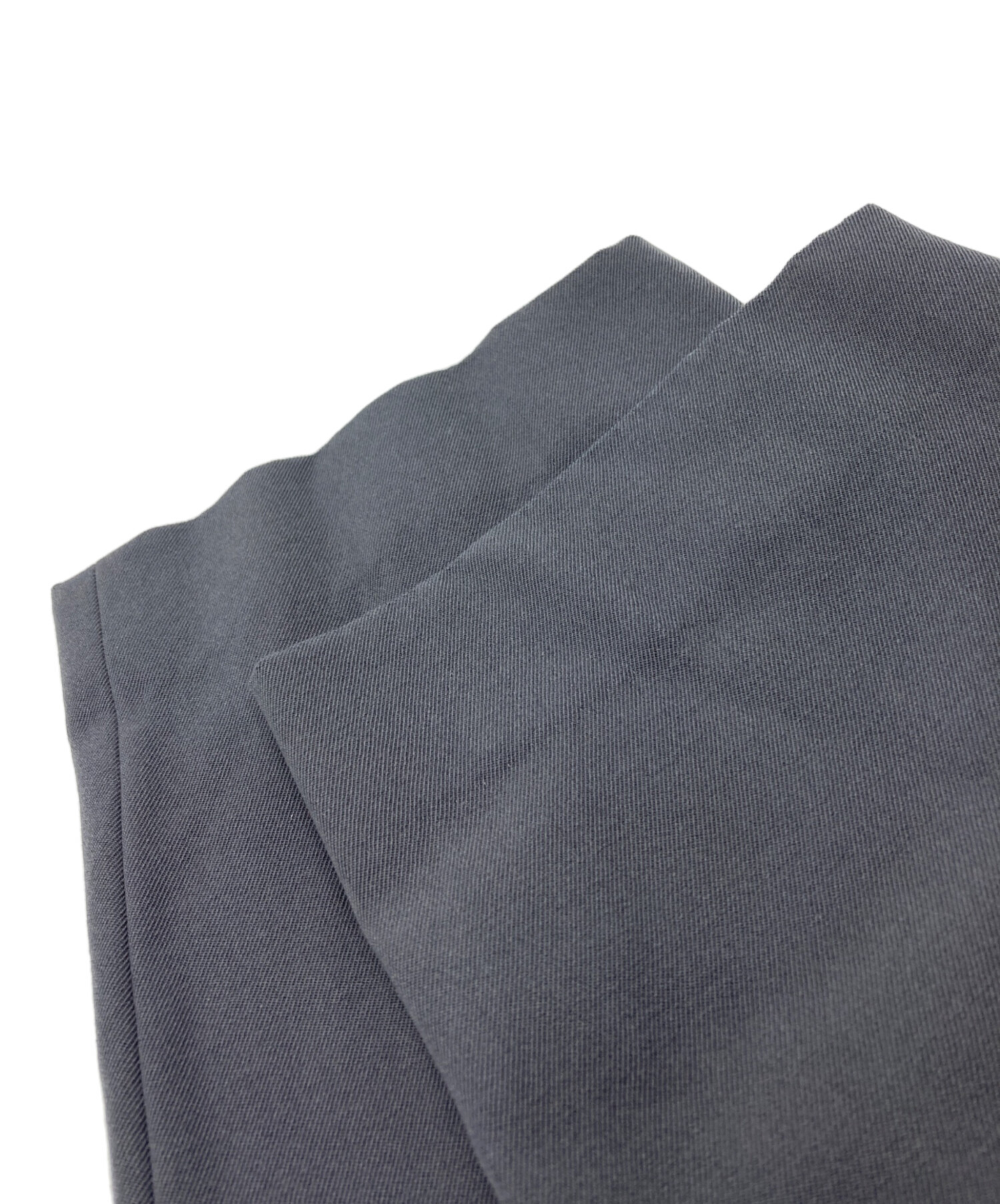 中古・古着通販】ATON (エイトン) BACK SATIN BASIC PANTS グレー