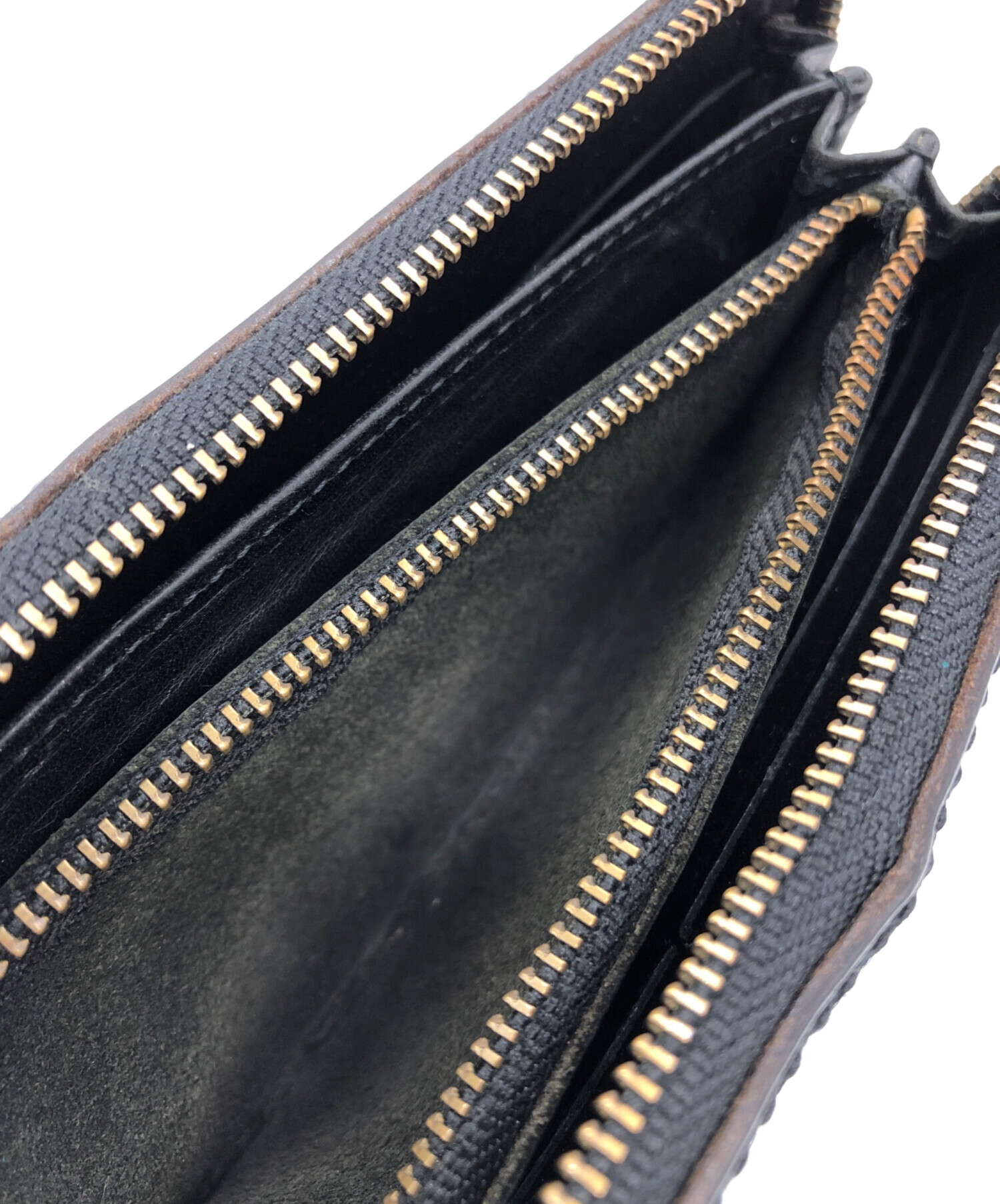中古・古着通販】PORTER (ポーター) コードバンラウンドジップ 