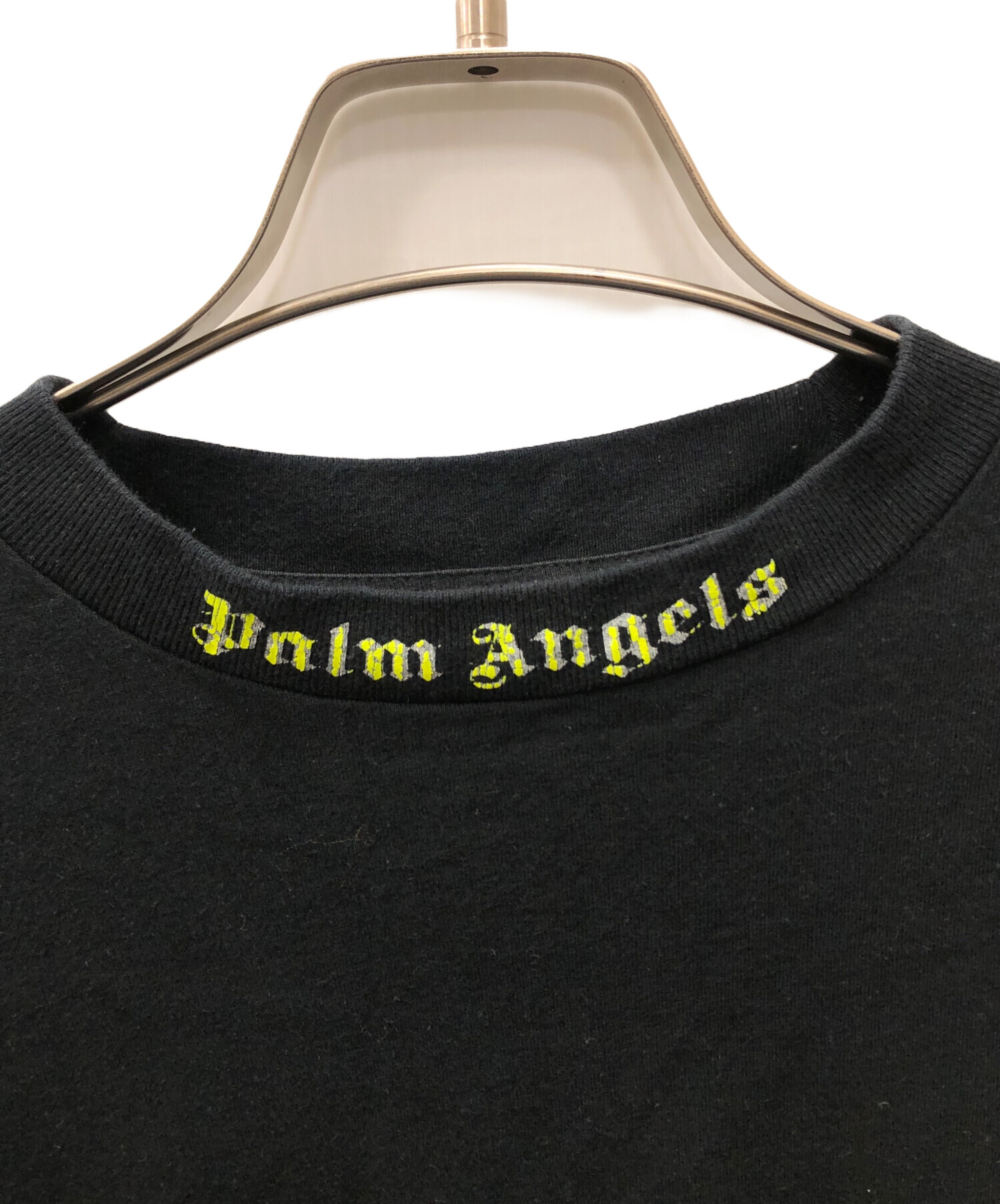 Palm Angels ブラックロングスリーブTシャツ 中古・古着通販】Palm Angels (パーム エンジェルス) ロングスリーブ