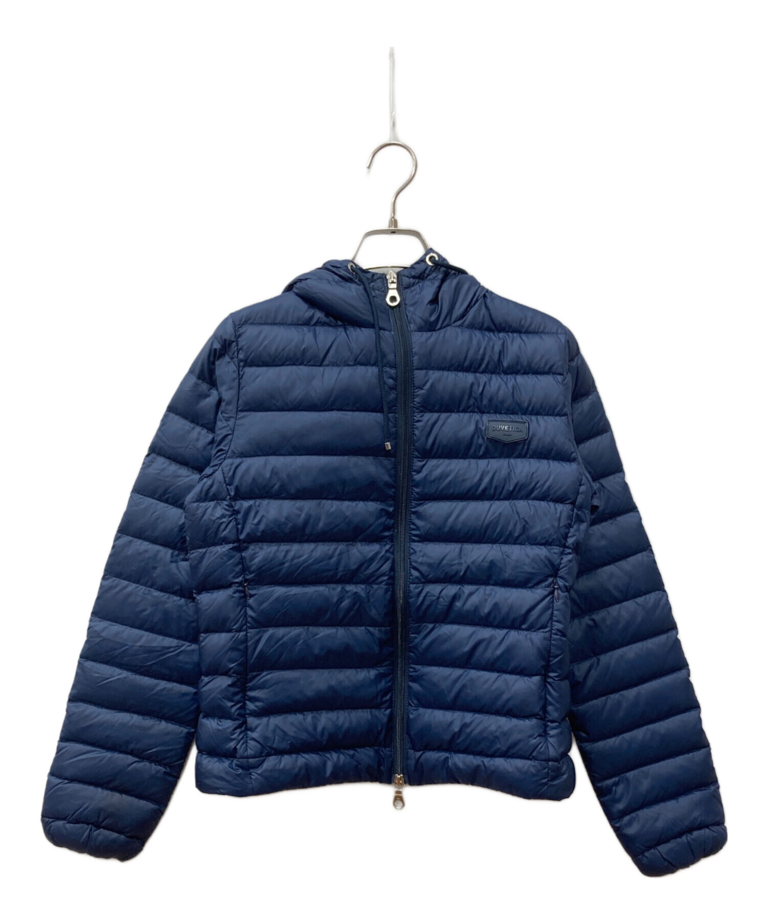 【再値下げ】DUVETICA ダウンジャケット ネイビー40 中古・古着通販】DUVETICA (デュベティカ) ダウンジャケット ネイビー