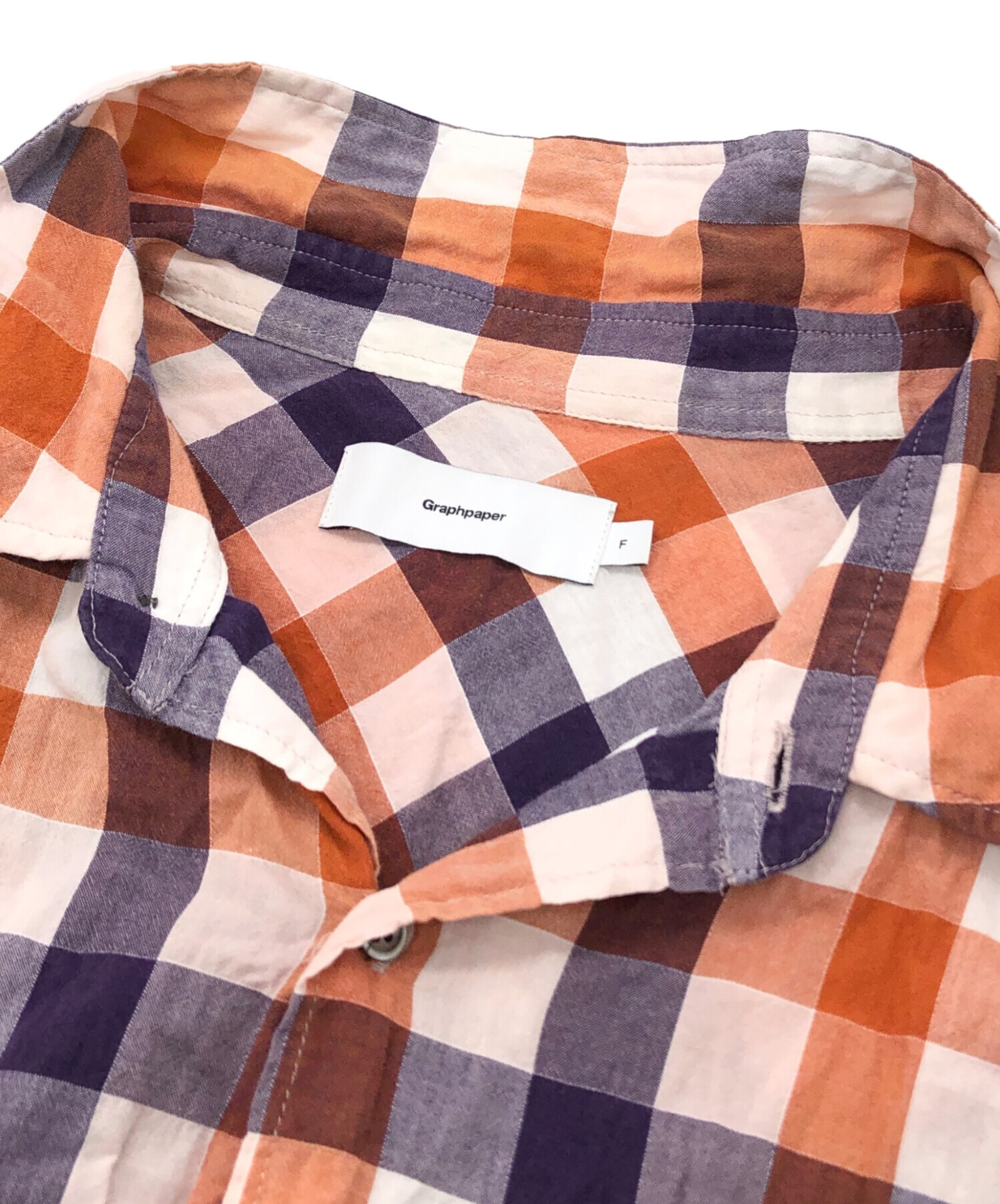 中古・古着通販】Graphpaper (グラフペーパー) チェックシャツ