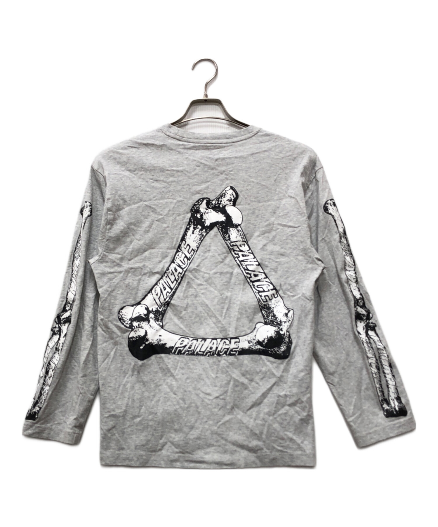 中古・古着通販】PALACE (パレス) Tri-Bone Longsleeve グレー サイズ 