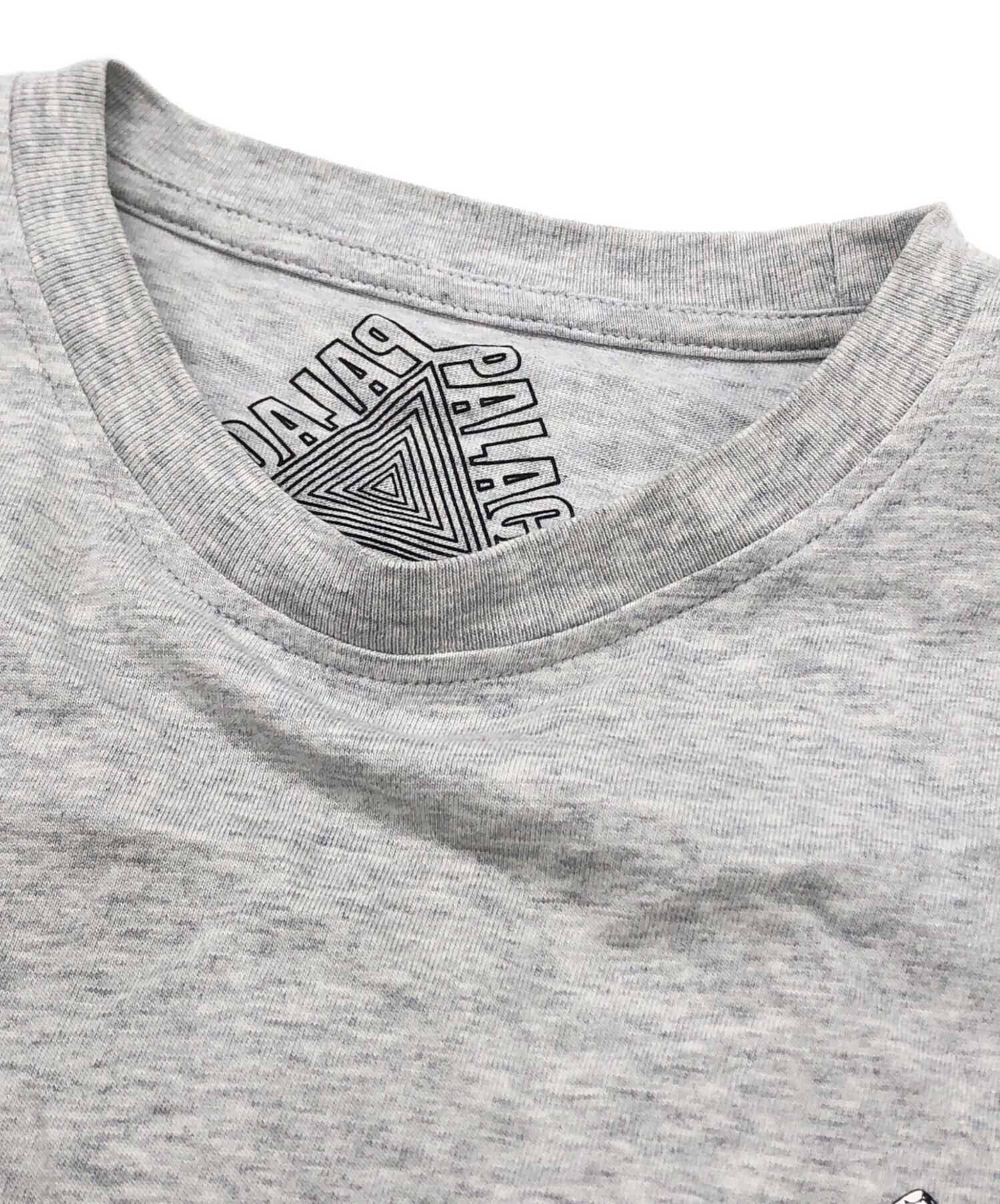 トップス palace TRI-BONE longsleeve Gray XL 中古・古着通販】PALACE (パレス) Tri-Bone Longsleeve グレー サイズ