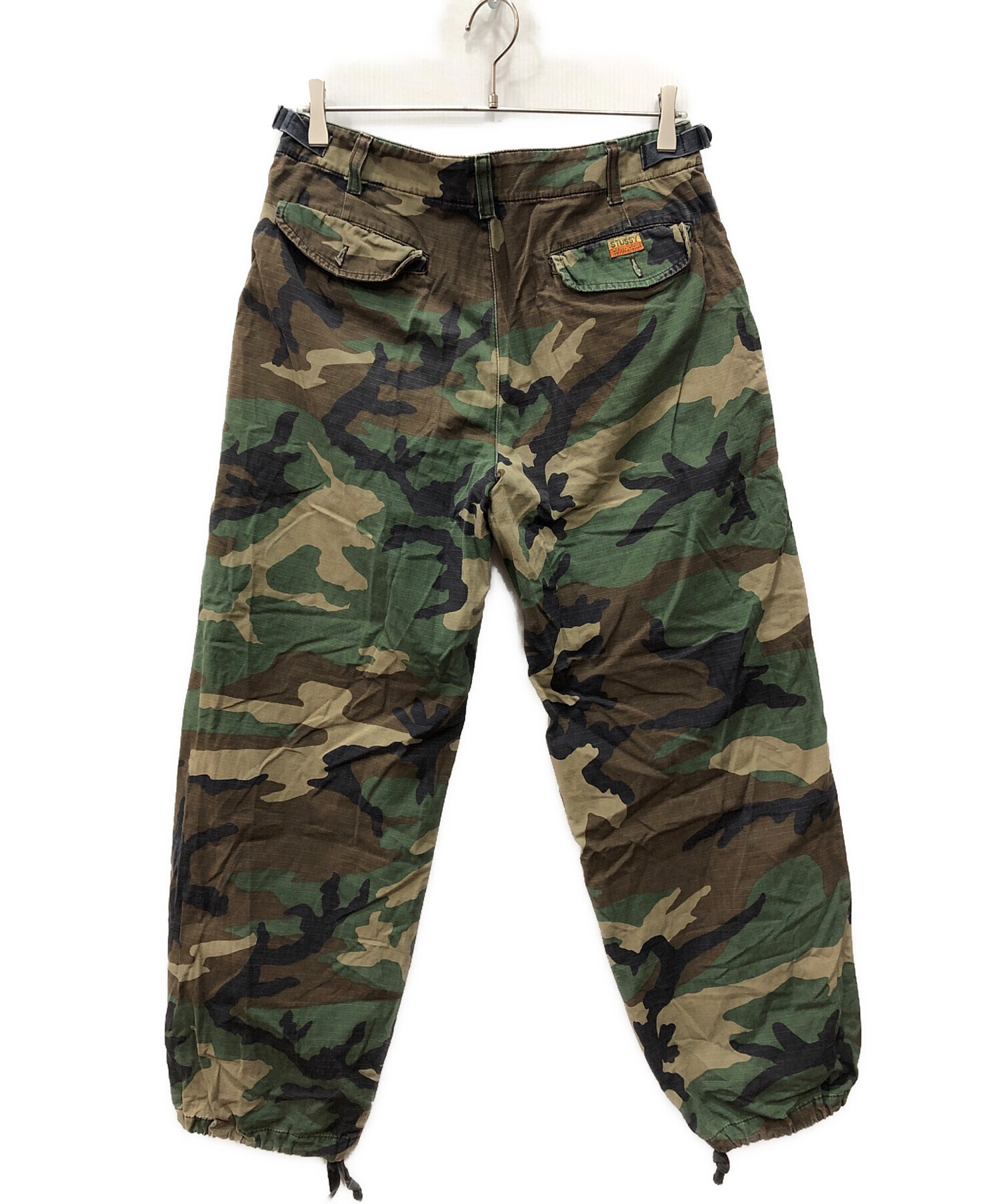中古・古着通販】stussy (ステューシー) リップストップカモフラパンツ