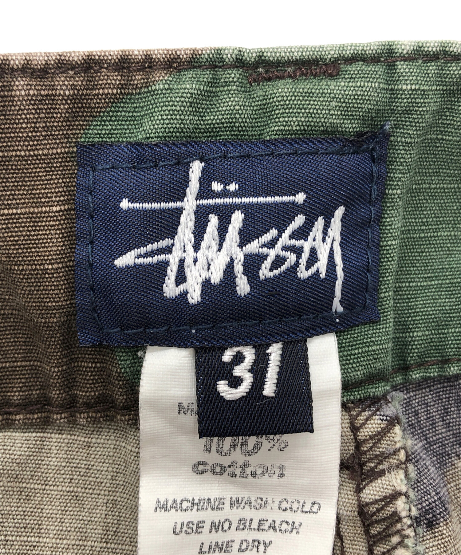 中古・古着通販】stussy (ステューシー) リップストップカモフラパンツ