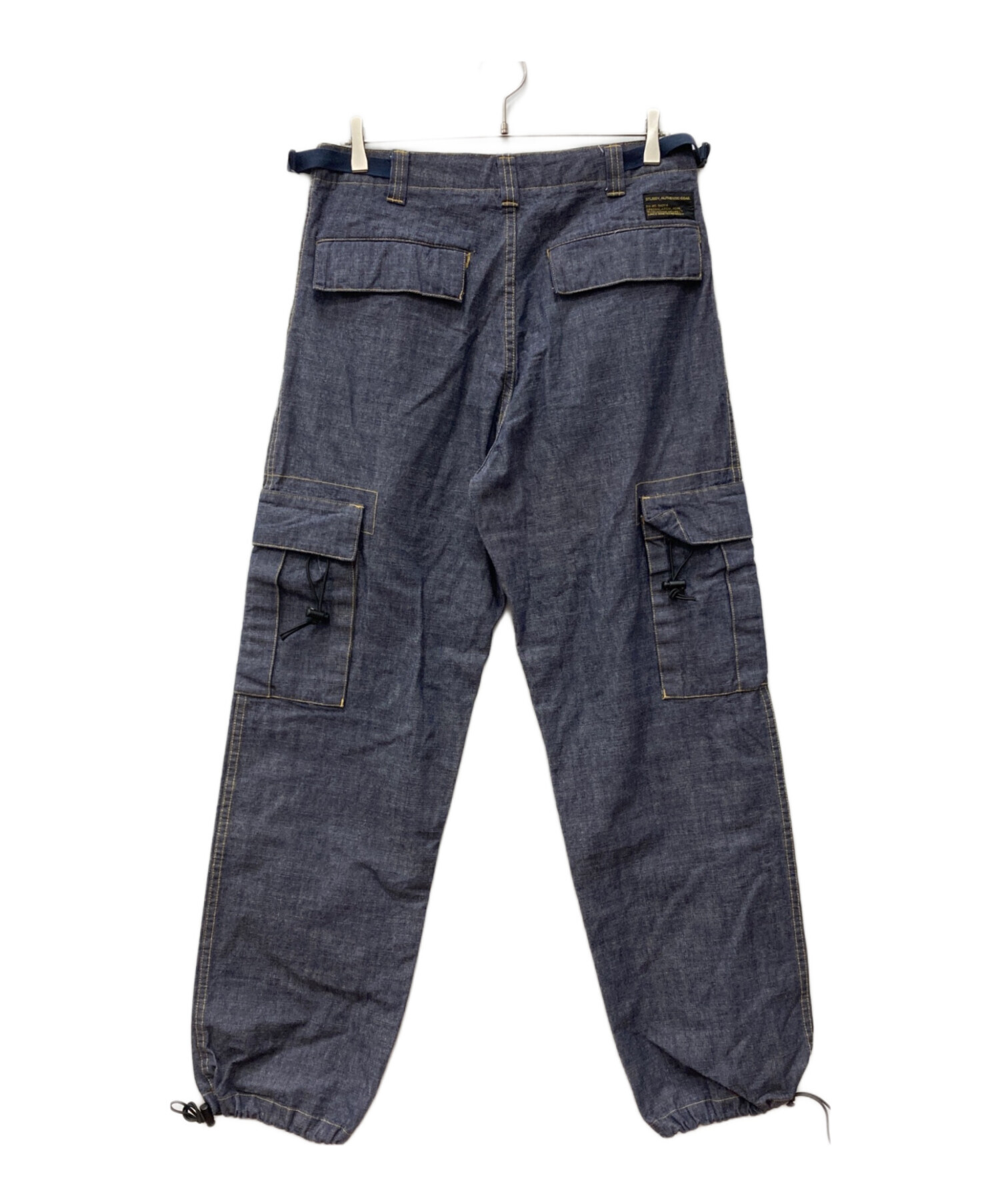 中古・古着通販】stussy (ステューシー) デニムカーゴパンツ 