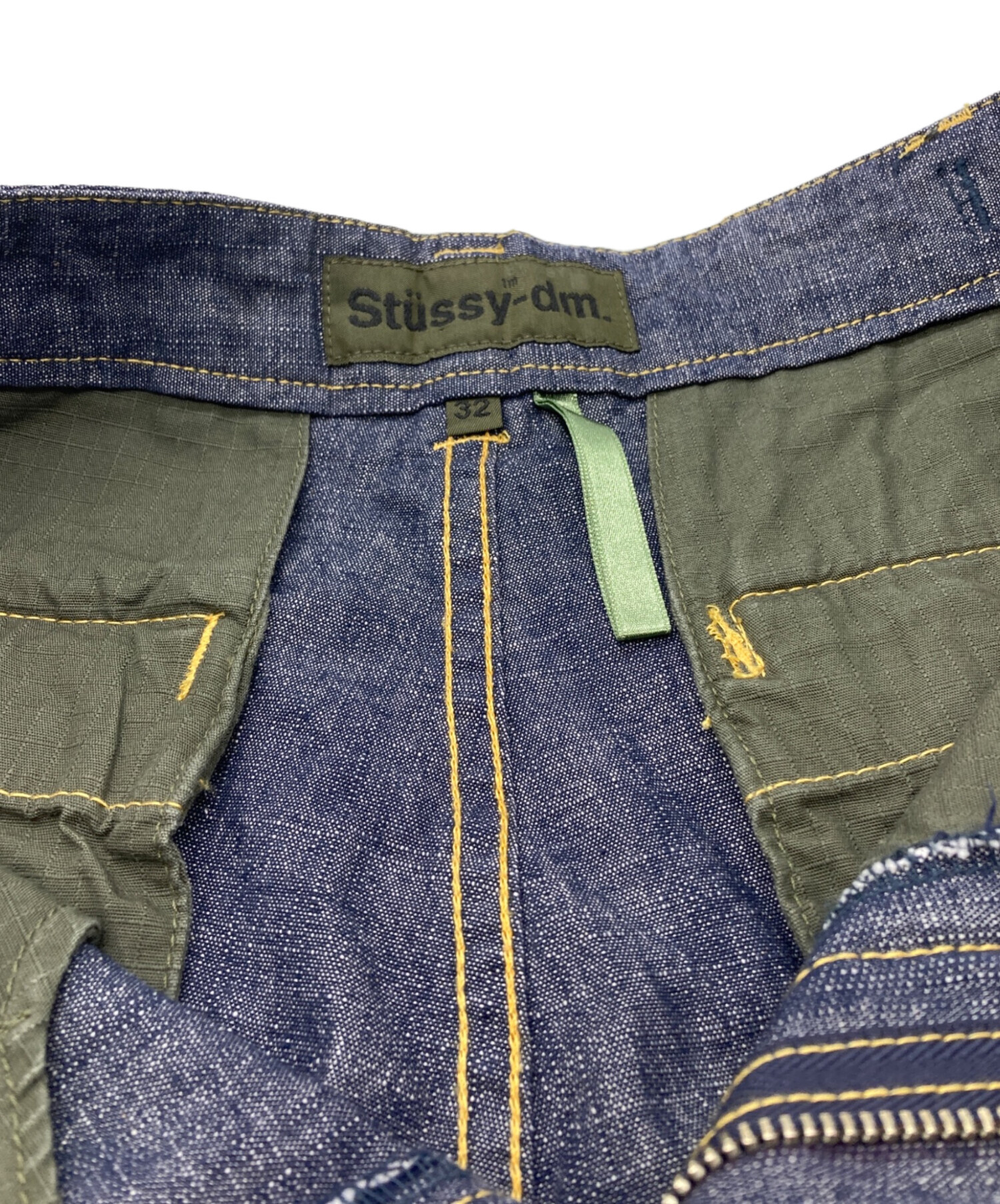 中古・古着通販】stussy (ステューシー) デニムカーゴパンツ