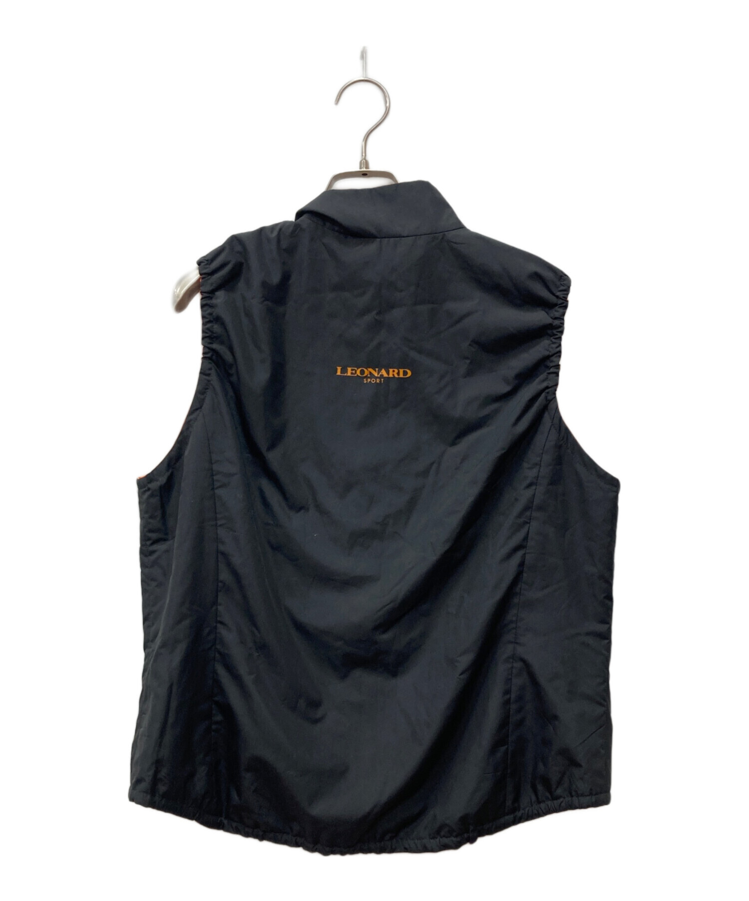 中古・古着通販】LEONARD (レオナール) ナイロン中綿ベスト ブラック