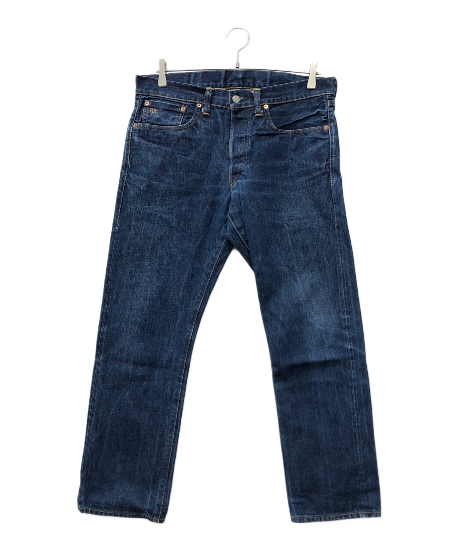 中古・古着通販】RRL (ダブルアールエル) デニムパンツ ブルー サイズ 