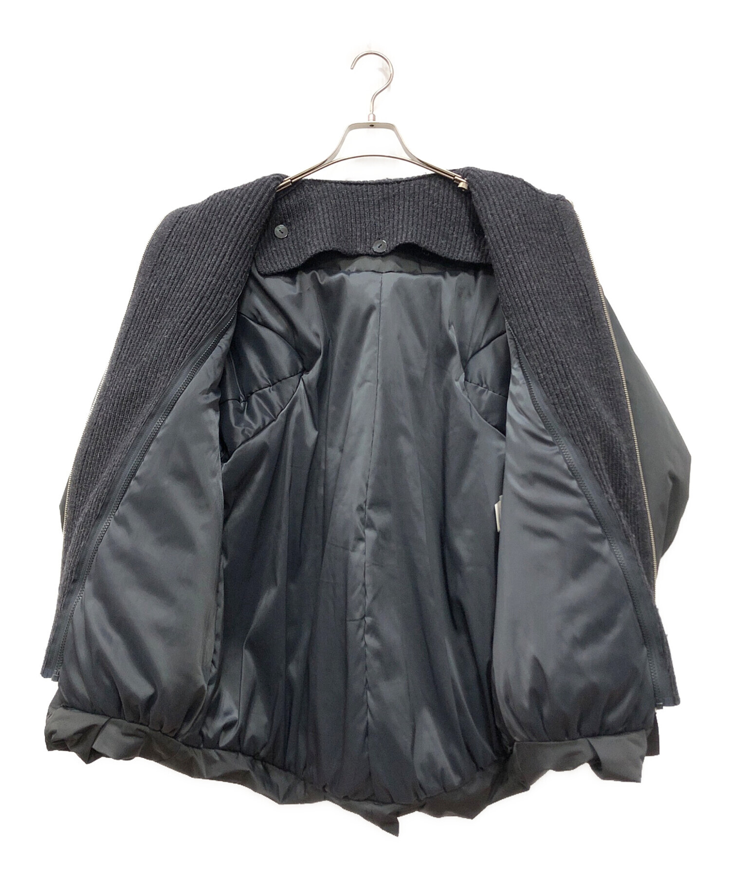 中古・古着通販】ENFOLD (エンフォルド) KNIT LAYERED BALLOON COAT