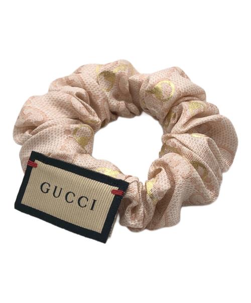 中古・古着通販】GUCCI (グッチ) シルクシュシュ ピンク サイズ:下記