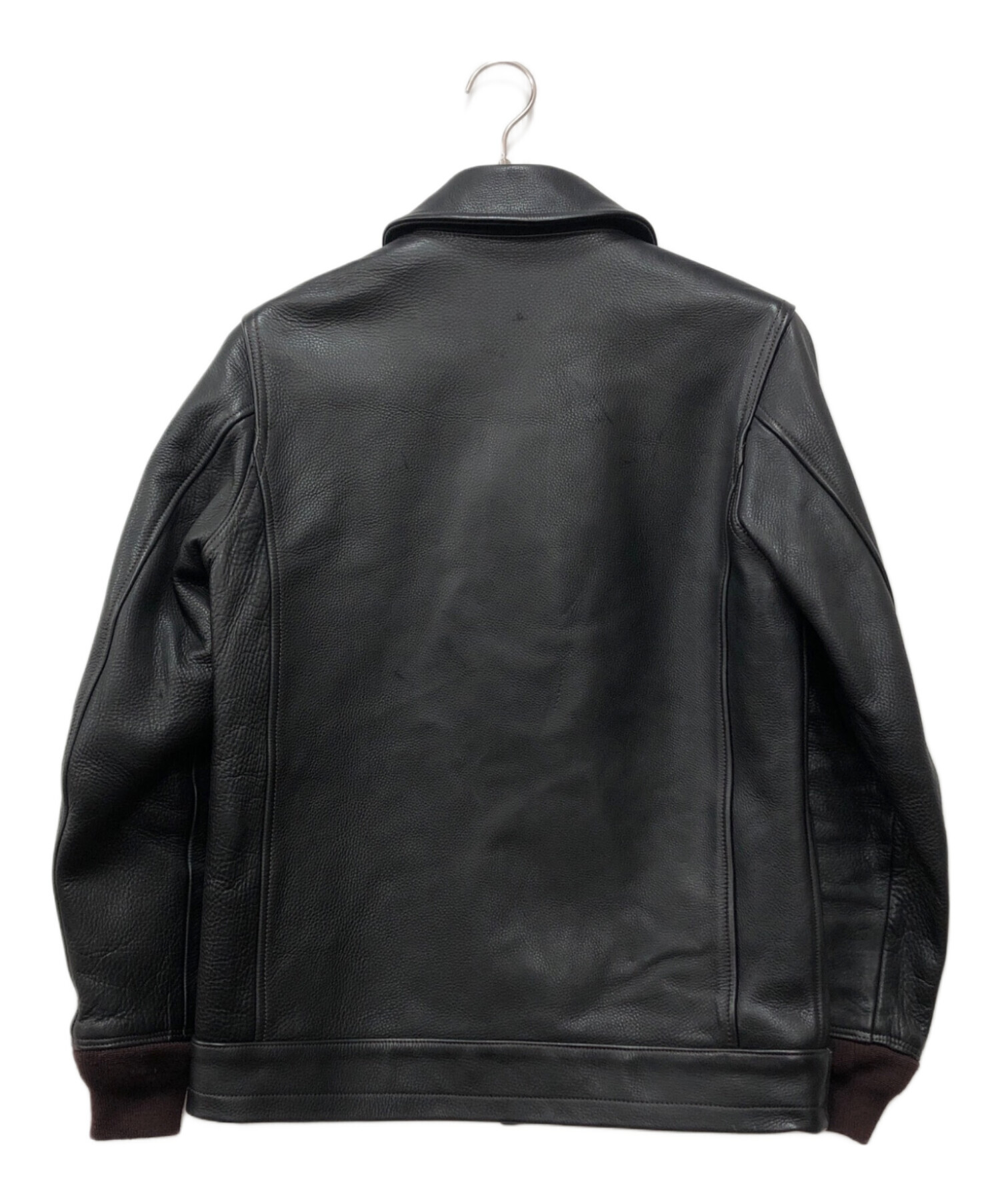 中古・古着通販】Varde77 (バルデセブンティセブン) ショール襟レザー