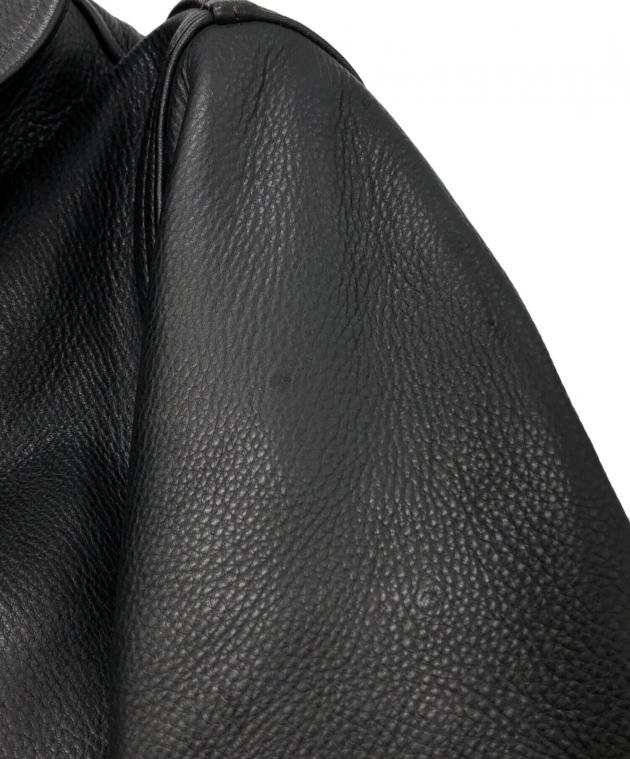 中古・古着通販】Varde77 (バルデセブンティセブン) ショール襟レザー