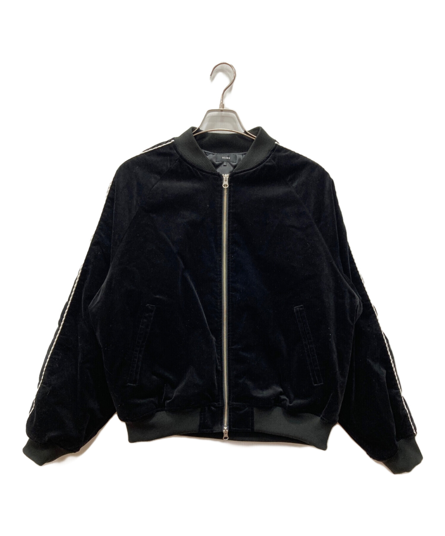 未使用級✨BEAMS 25AW リラックスフィット ベロア スカジャン 完売品 未使用級✨BEAMS 25AW リラックスフィット ベロア スカジャン 完売品