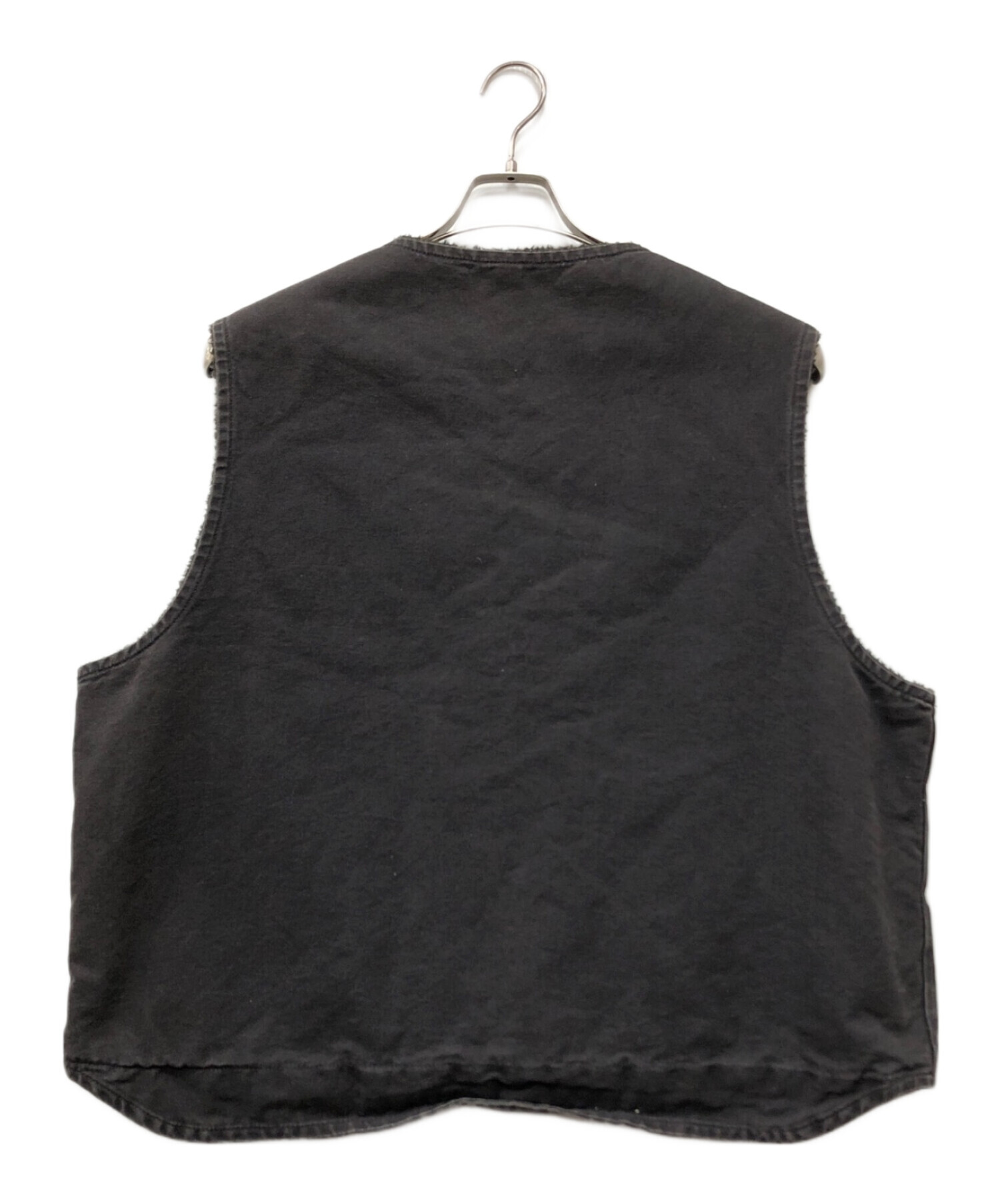 中古・古着通販】CarHartt (カーハート) 裏ボアダックベスト ブラック