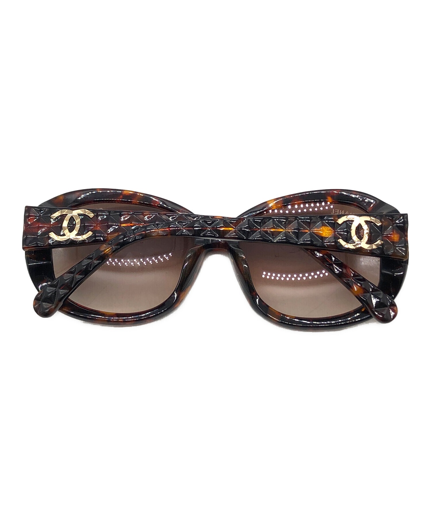 中古・古着通販】CHANEL (シャネル) キルティングココマークサングラス