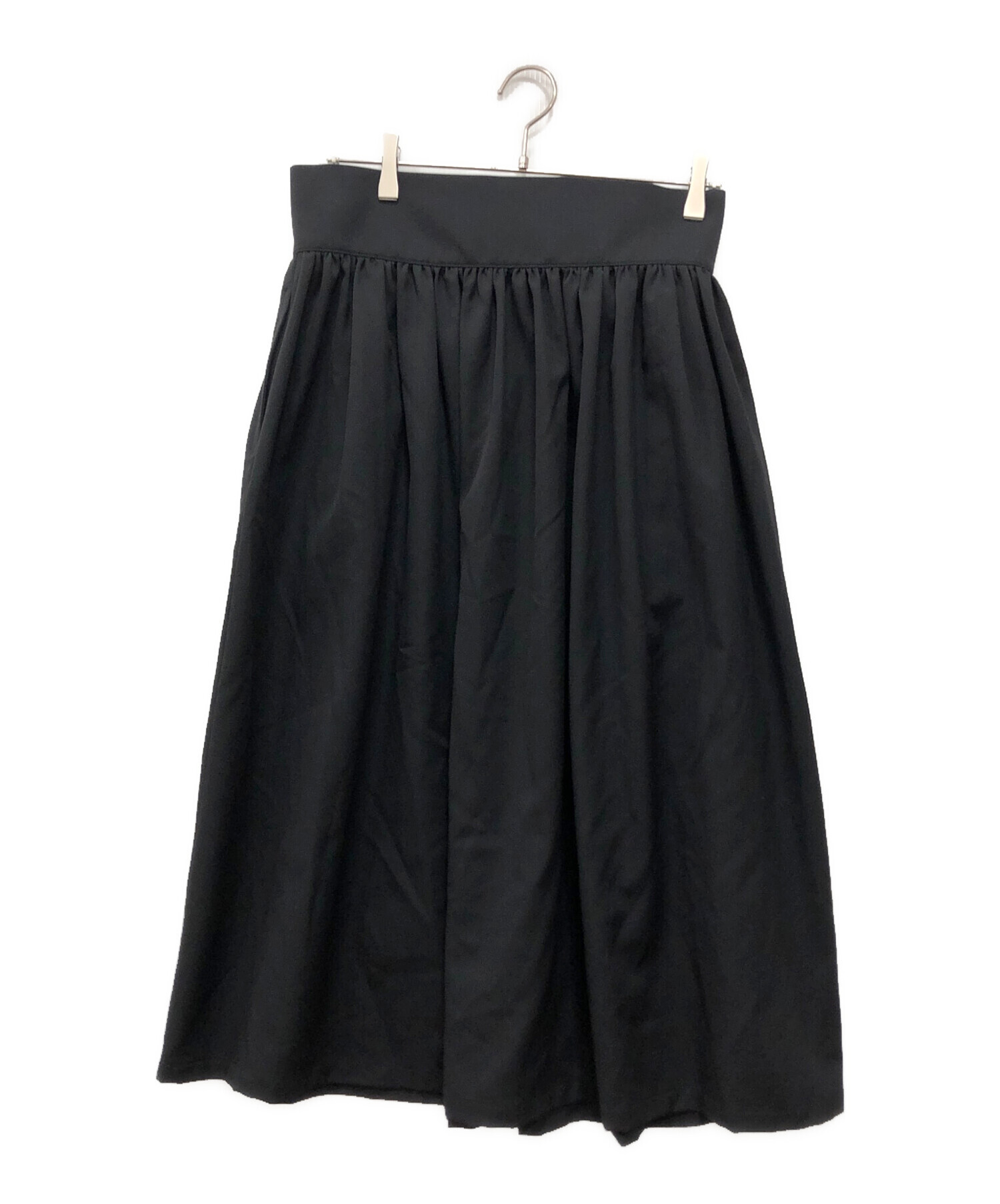スカート Limi feu Black Frill Skirt WOOL GAUZE FRILLED SKIRT(XS Black): LIMI feu｜THE SHOP YOHJI YAMAMOTO