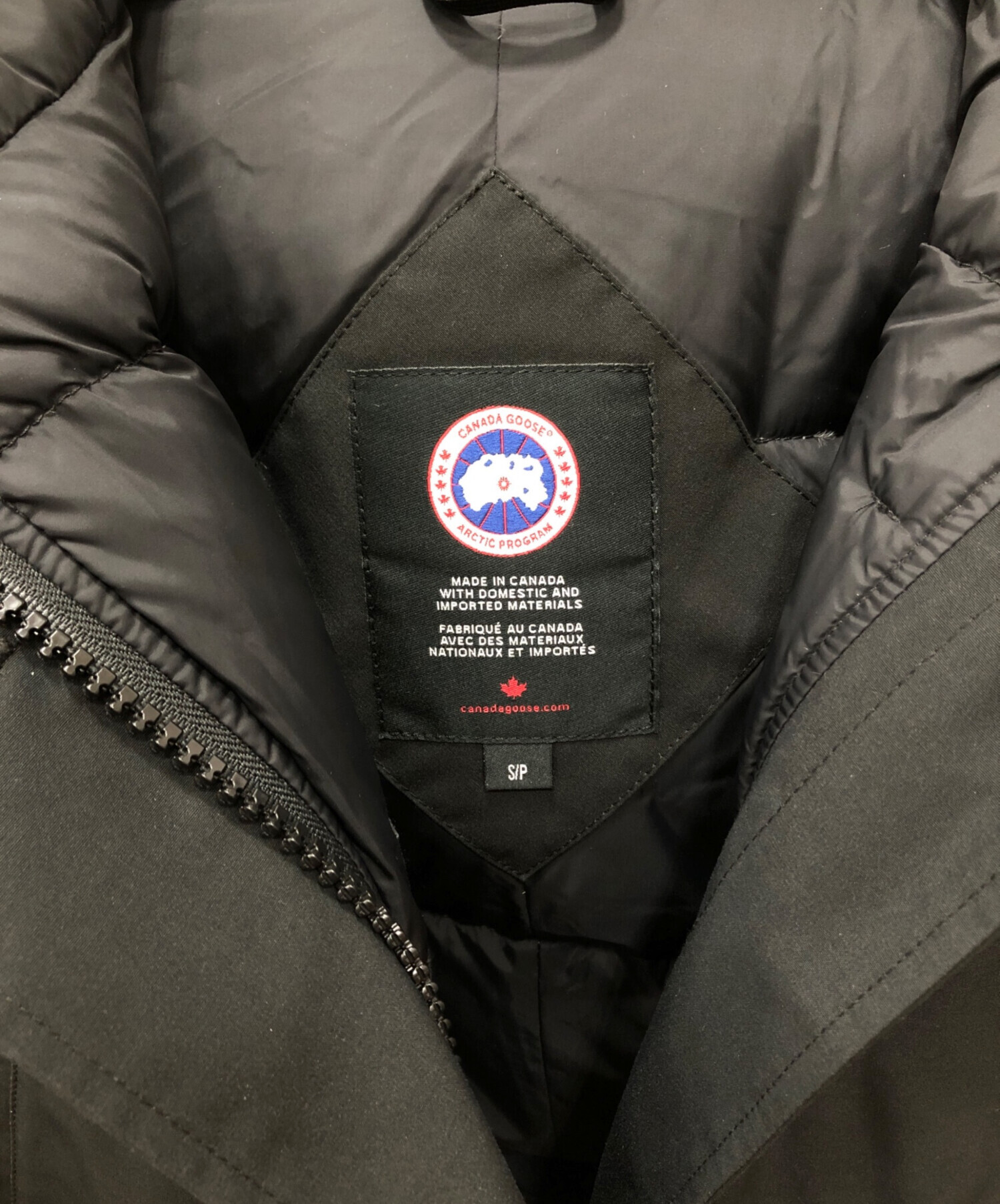 中古・古着通販】CANADA GOOSE (カナダグース) BRONTE PARKA ブラック