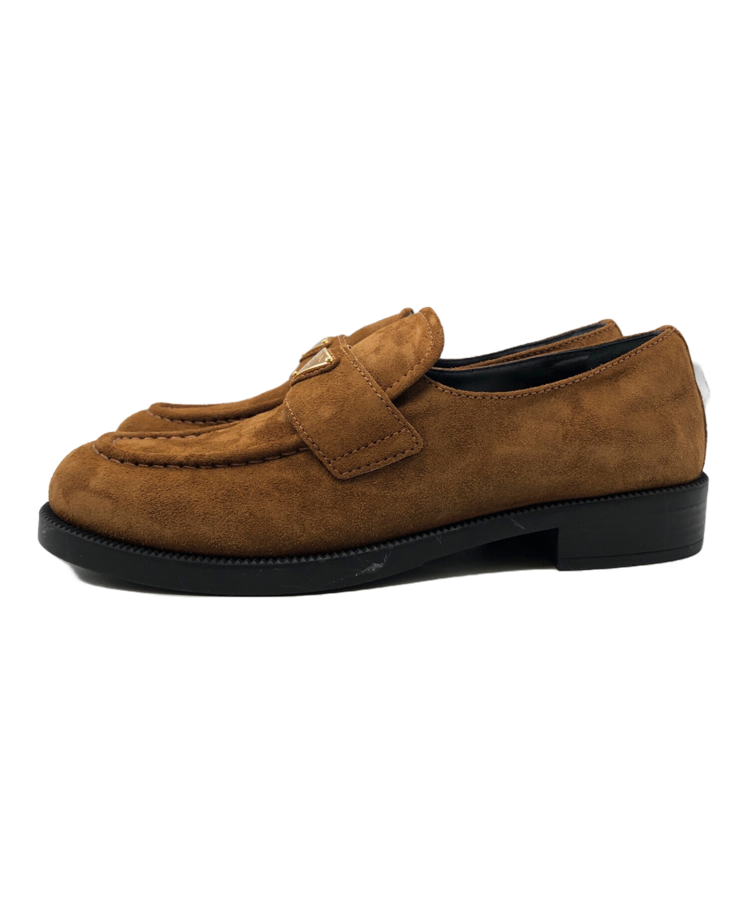中古・古着通販】PRADA (プラダ) トライアングルロゴスエード 