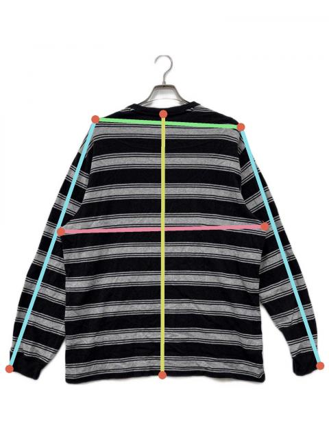 中古・古着通販】Supreme (シュプリーム) Stripe Pocket L/S Top Black