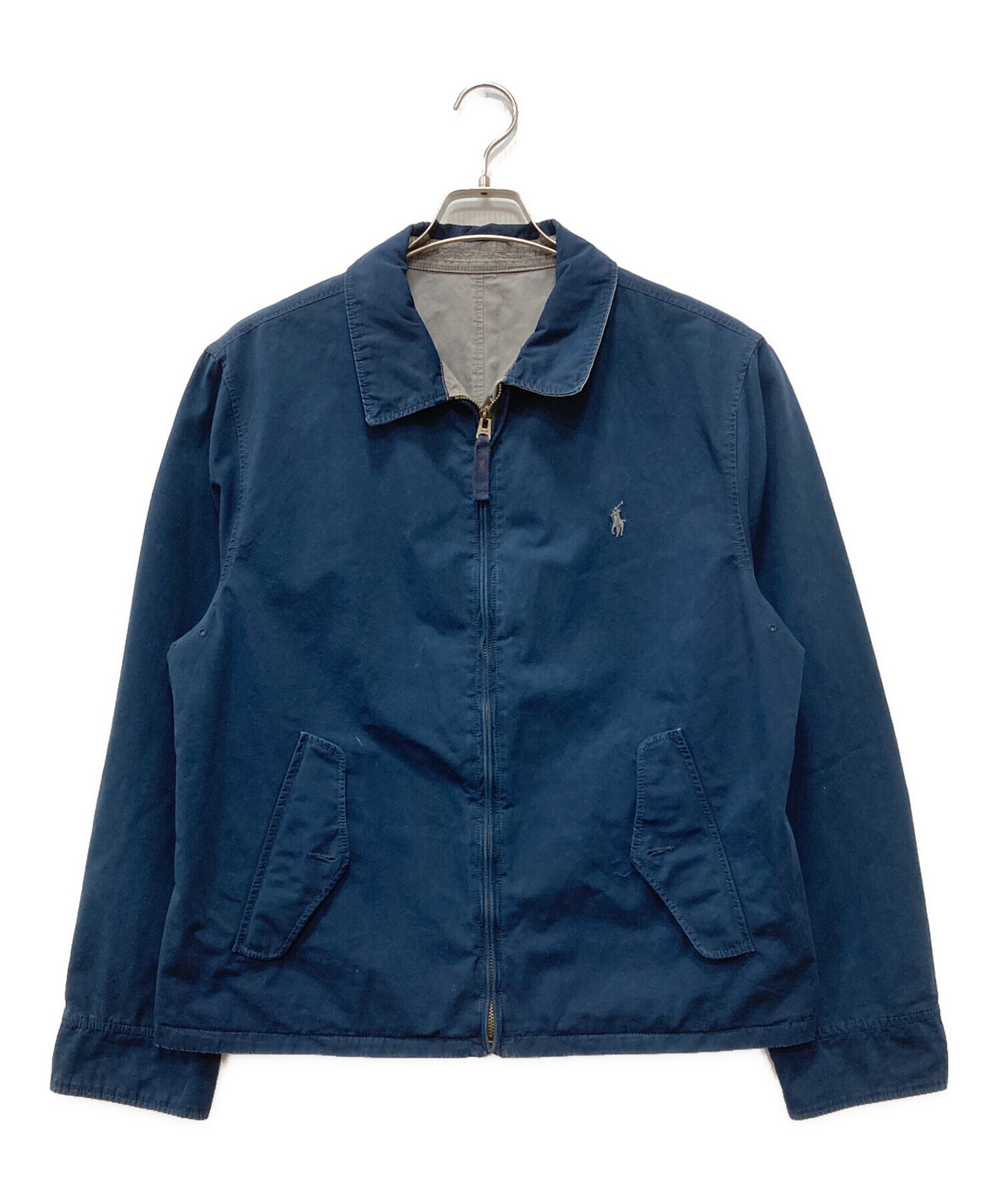 新品Polo Ralph Lauren リバーシブルジャケット ネイビー/ブルー 中古・古着通販】POLO RALPH LAUREN (ポロ・ラルフローレン
