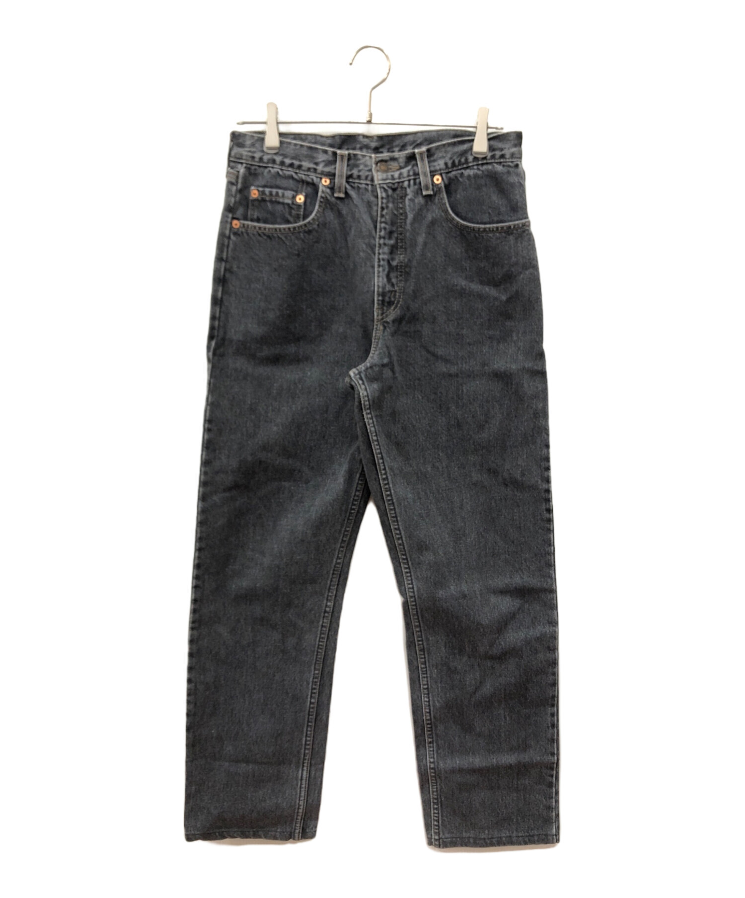 中古・古着通販】LEVI'S (リーバイス) ブラックデニム ブラック サイズ