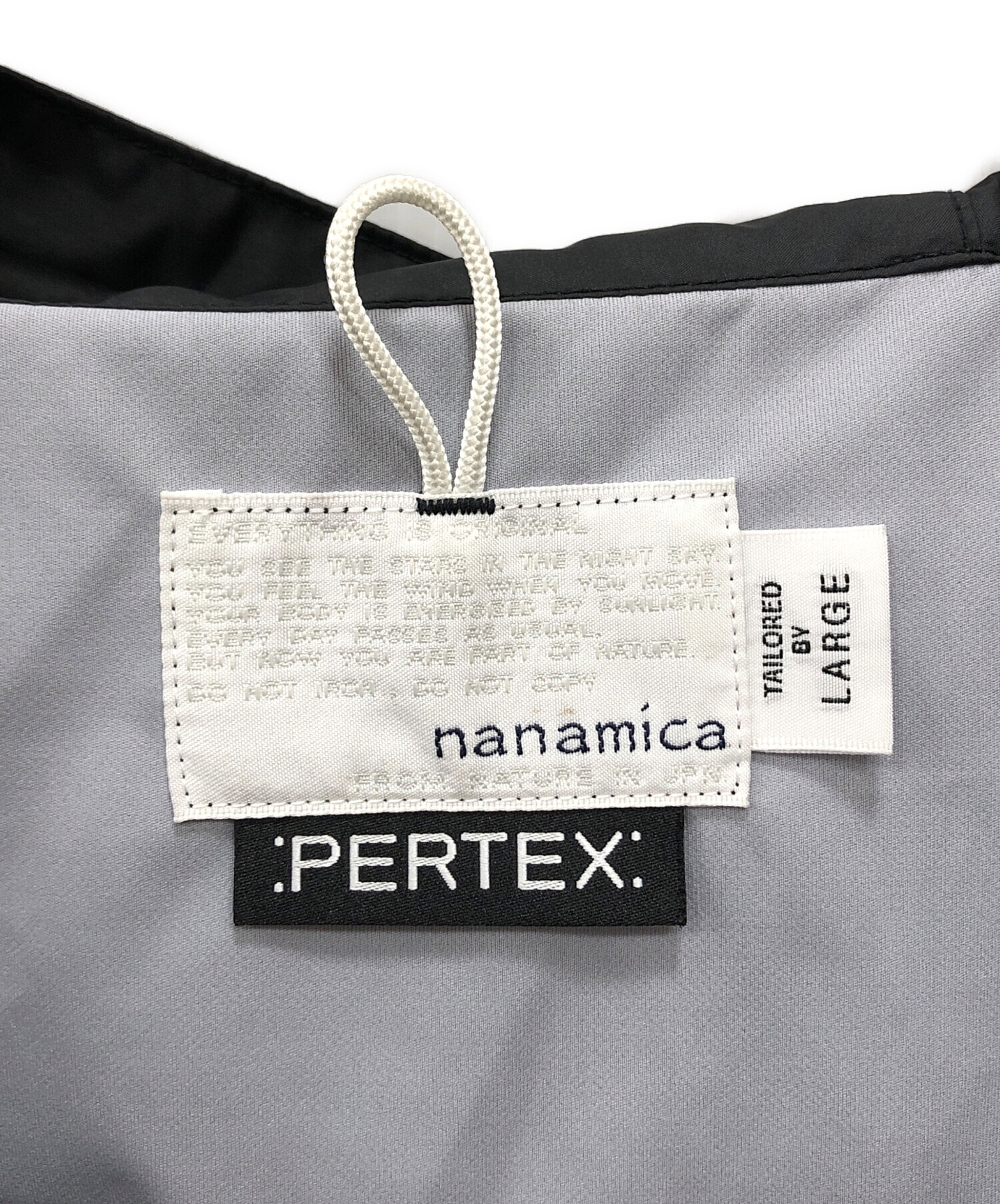 中古・古着通販】nanamica (ナナミカ) PERTEX SHIELD 2Way Travel Coat 