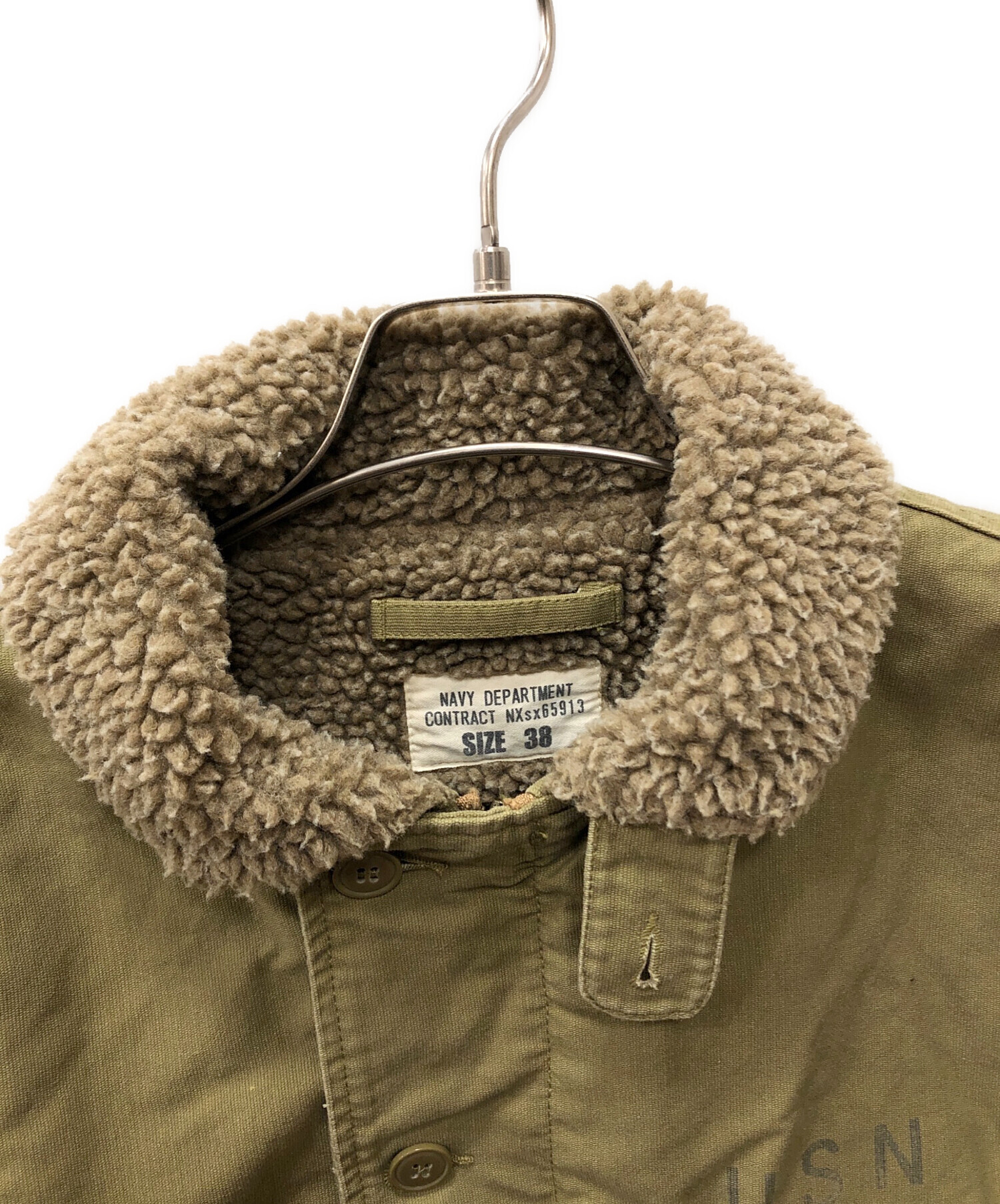 中古・古着通販】WAIPER (ワイパー) U.S.NAVY N-1 デッキ ジャケット