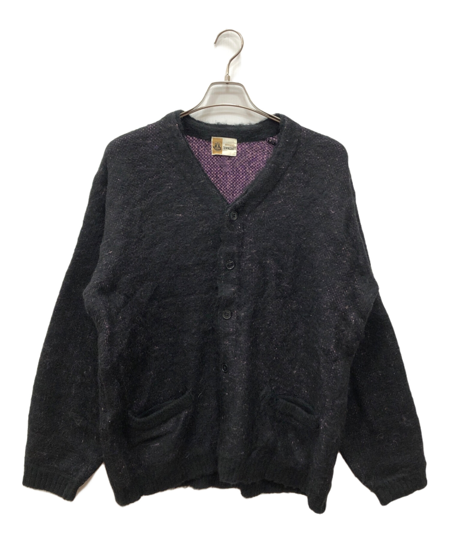 中古・古着通販】penneys (ペニーズ) アクリルカーディガン ブラック
