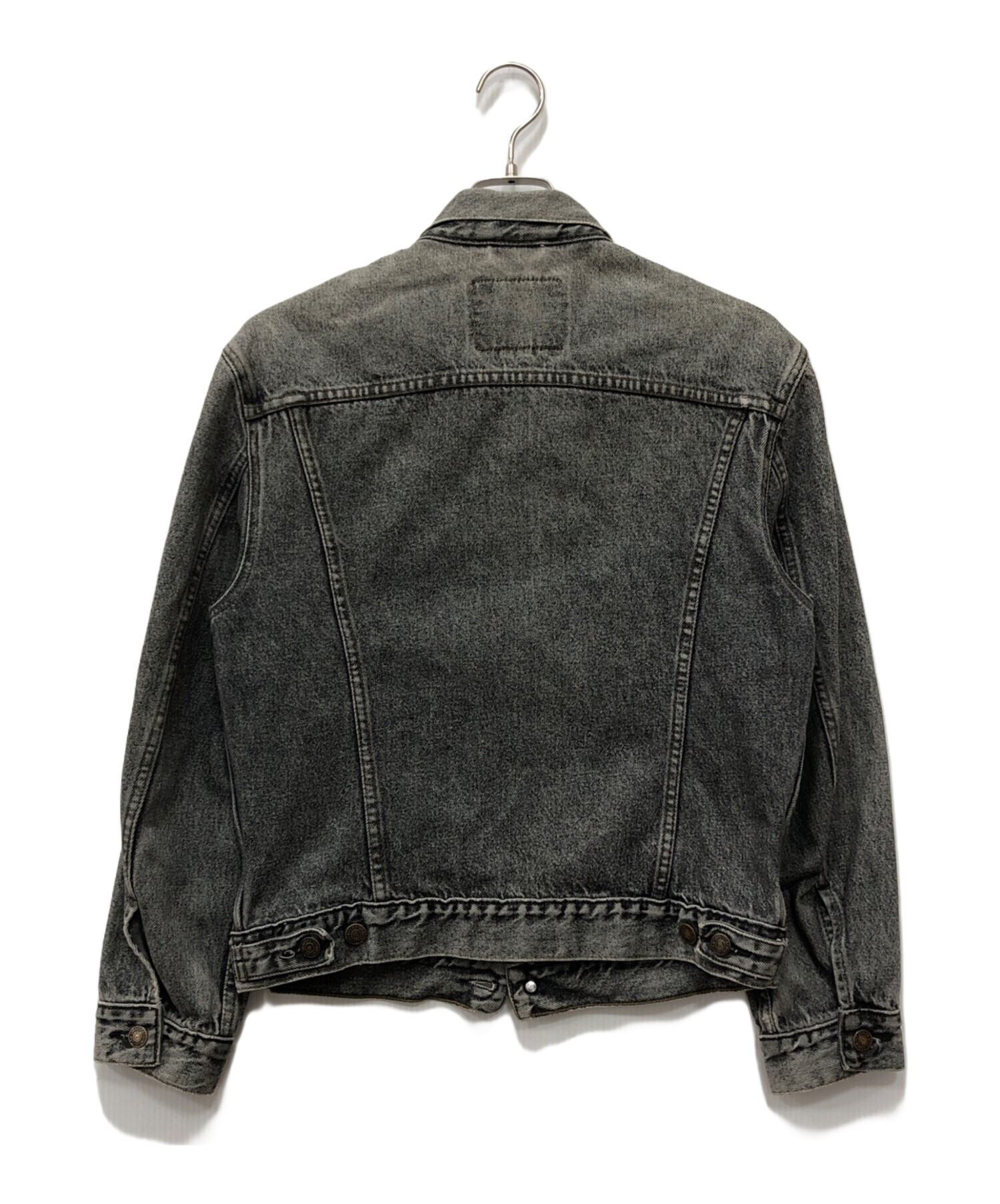 中古・古着通販】LEVI'S (リーバイス) 先染めブラックデニムジャケット