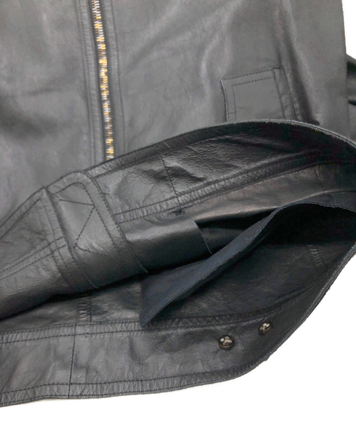 中古・古着通販】NEIL BARRETT (ニールバレット) レザージップ