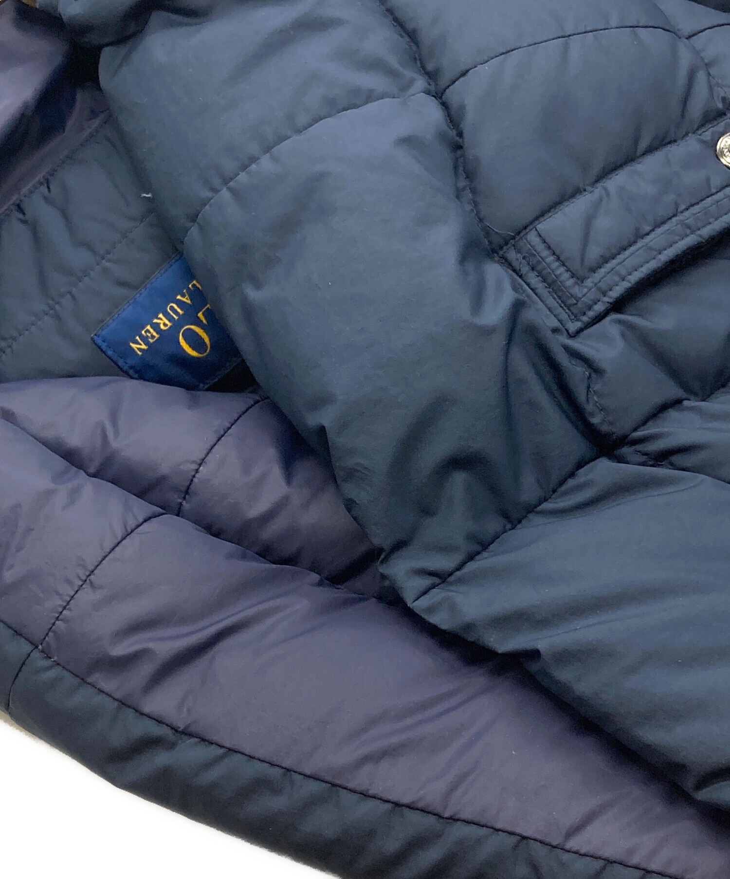 Polo Ralph Laurenネイビーダウンジャケット 三角タグ 正規品 中古・古着通販】POLO RALPH LAUREN (ポロ・ラルフローレン) ダウン