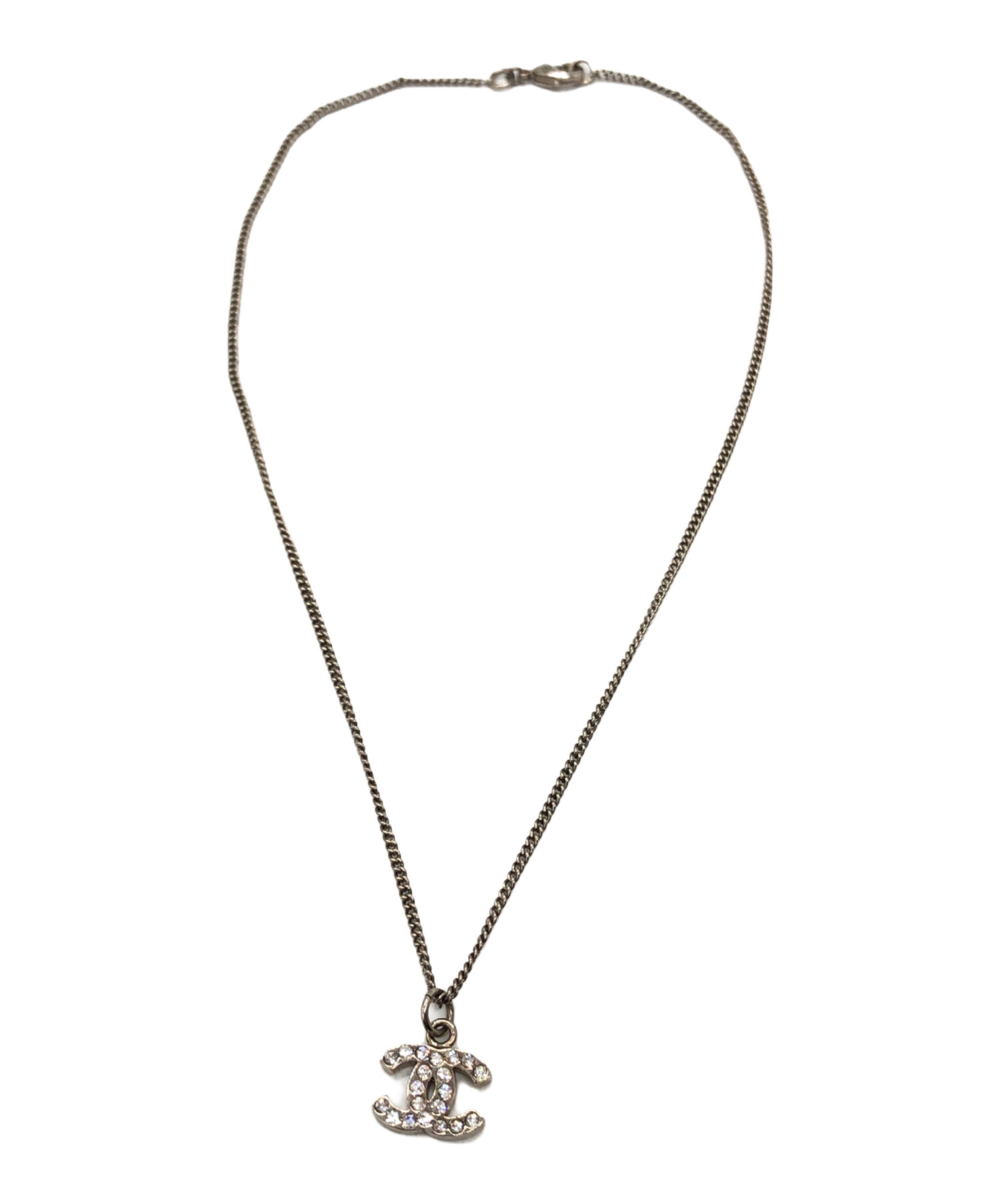 CHANEL ココマーク ネックレス ストーン欠けあり ジャンク品 CHANEL