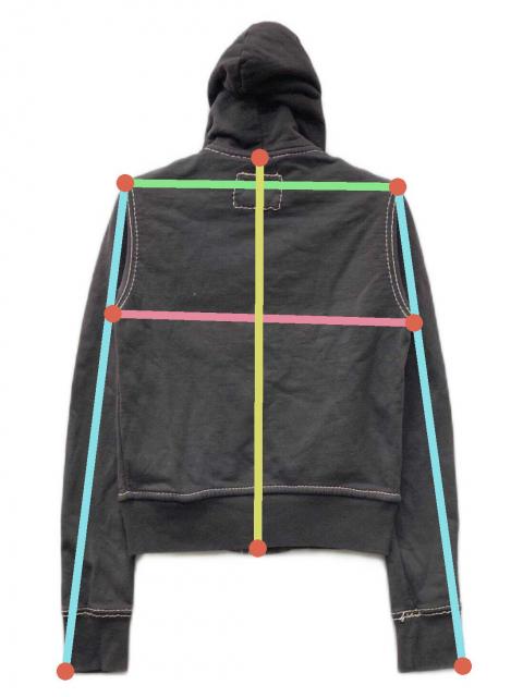 中古・古着通販】TRUE RELIGION (トゥルー レリジョン) ジップパーカー