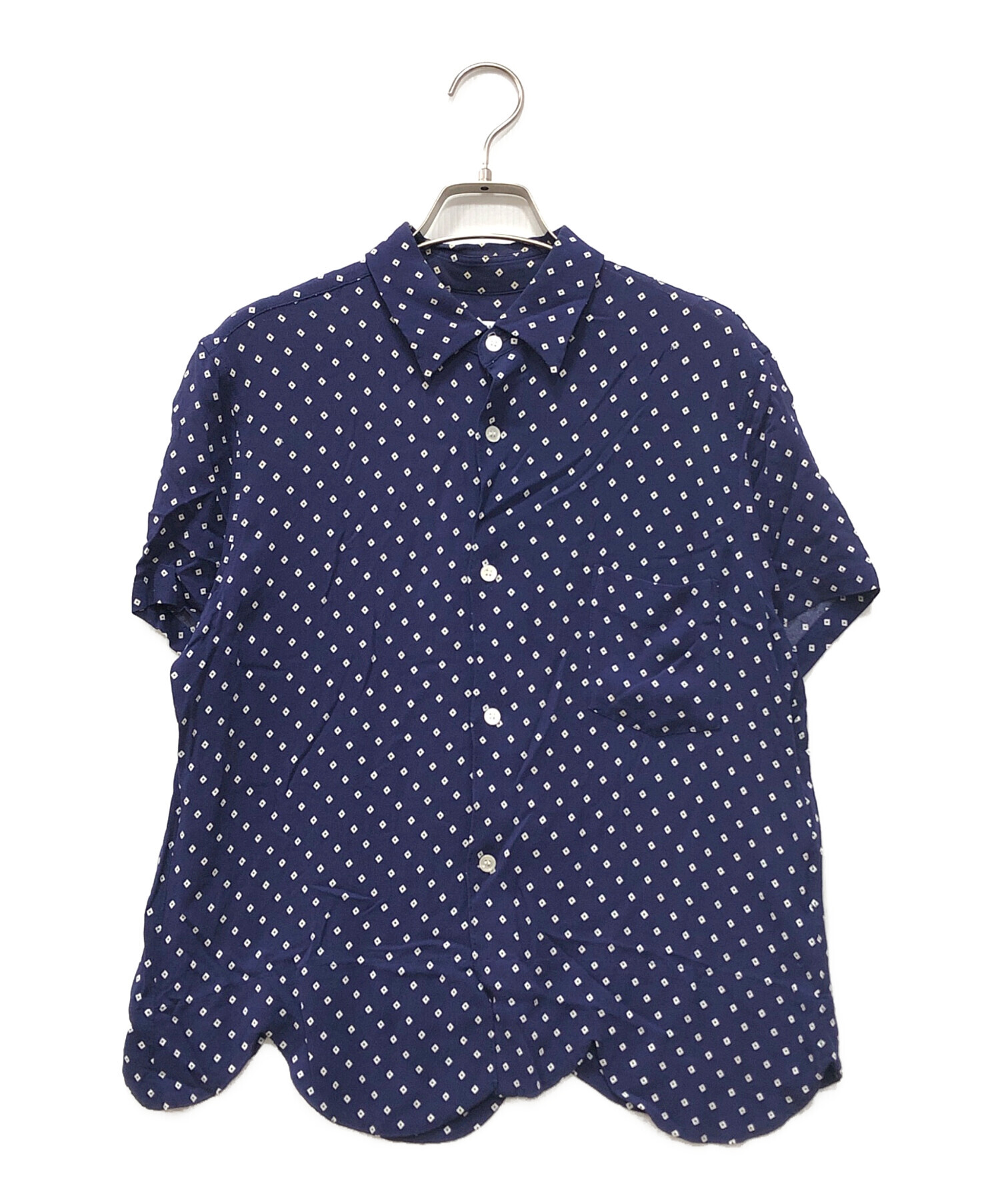 秋*星様 COMME des GARCONS SHIRT 総柄レーヨンシャツ 中古・古着通販】COMME des GARCONS COMME des GARCONS