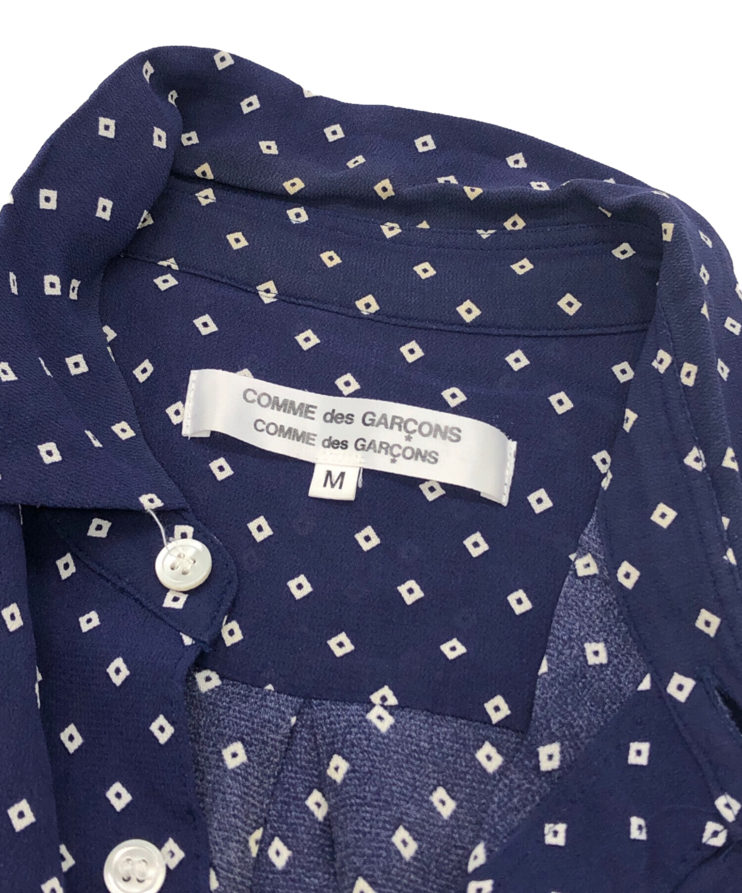 秋*星様 COMME des GARCONS SHIRT 総柄レーヨンシャツ 中古・古着通販】COMME des GARCONS COMME des GARCONS
