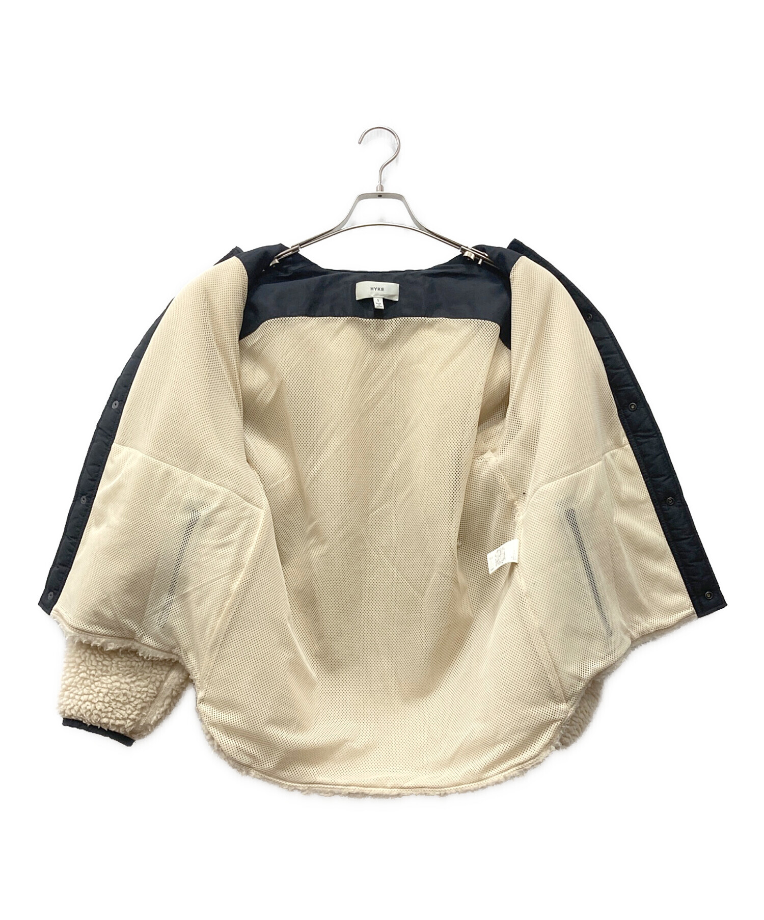 中古・古着通販】HYKE (ハイク) ボアジャケット ベージュ サイズ:1