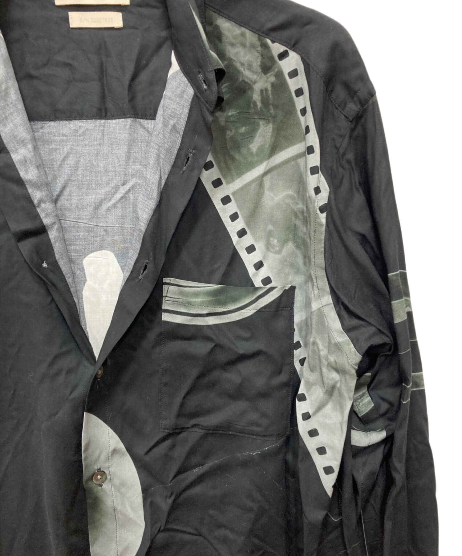 中古・古着通販】YOKE (ヨーク) Photogram Printed Rayon Shirt