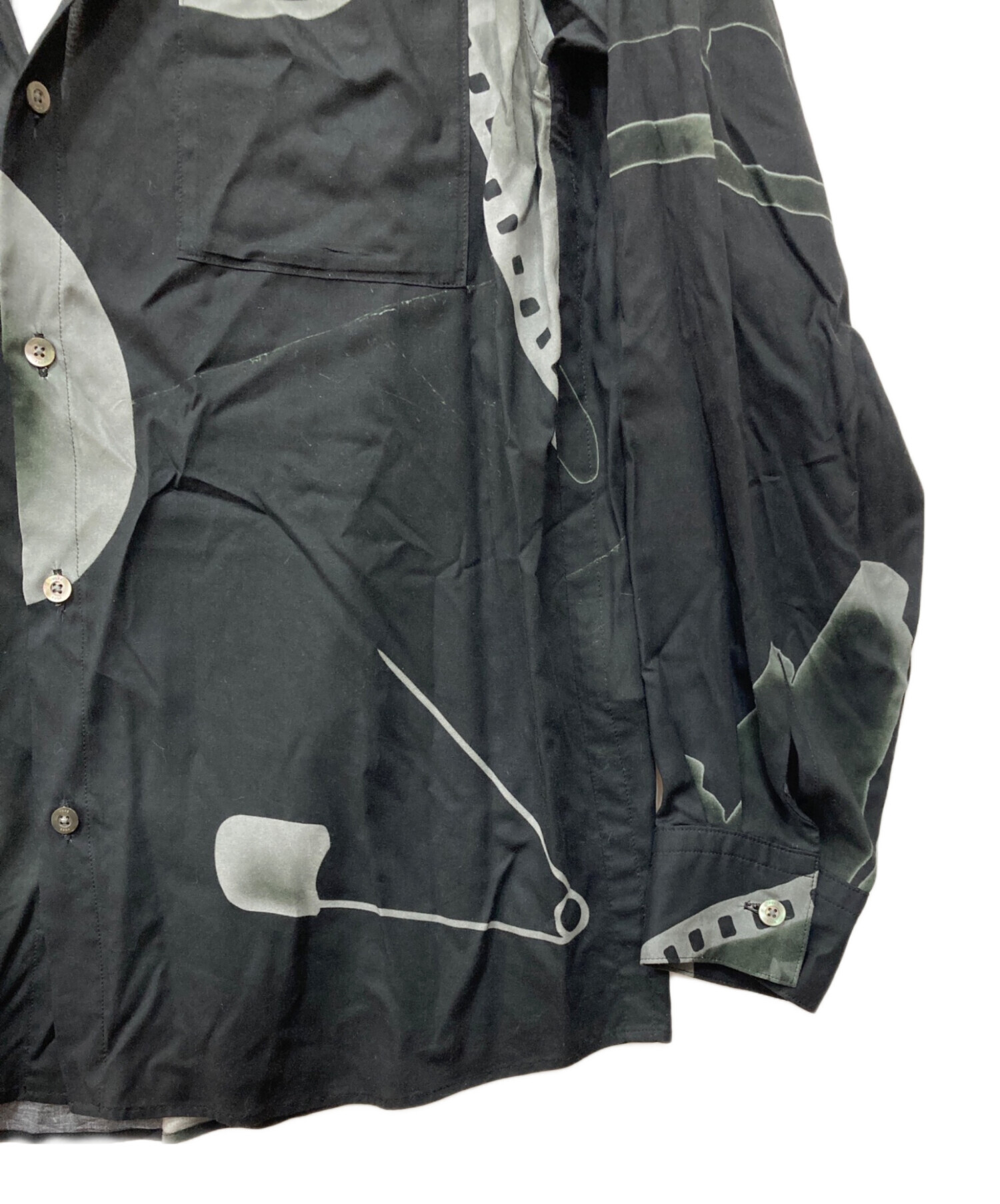 中古・古着通販】YOKE (ヨーク) Photogram Printed Rayon Shirt