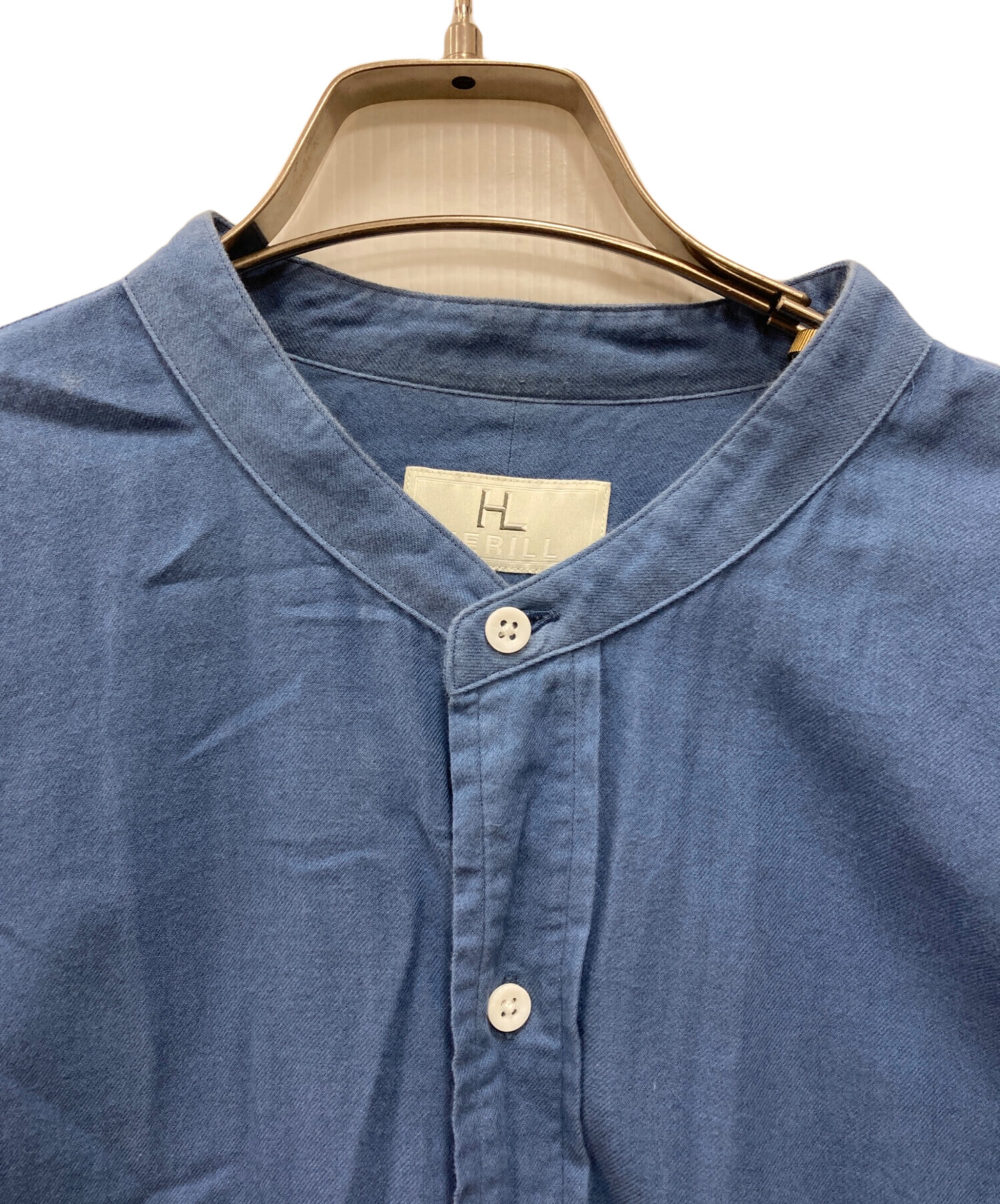 中古・古着通販】HERILL (ヘリル) Cotton Cashmere Brush Standcollar