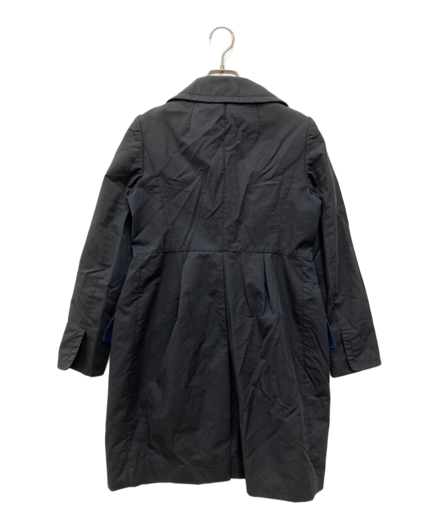 希少 miumiu コート ミュウミュウ ダブルチェスターコート Miu Miu ダブルコート | グレー | FARFETCH JP