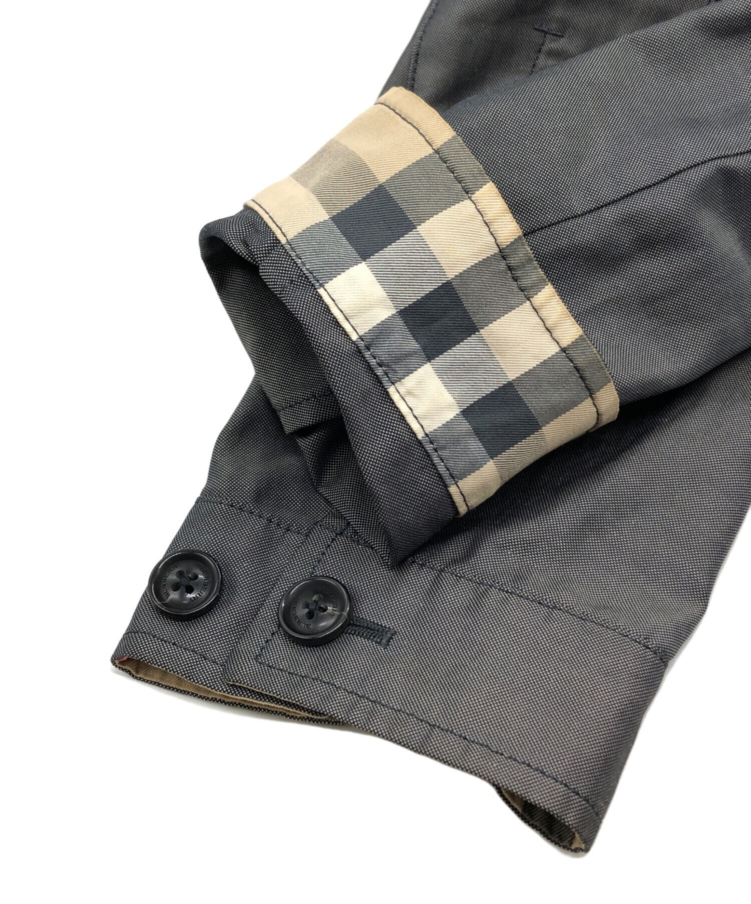 中古・古着通販】BURBERRY (バーバリー) 裏ノバチェックスイングトップ